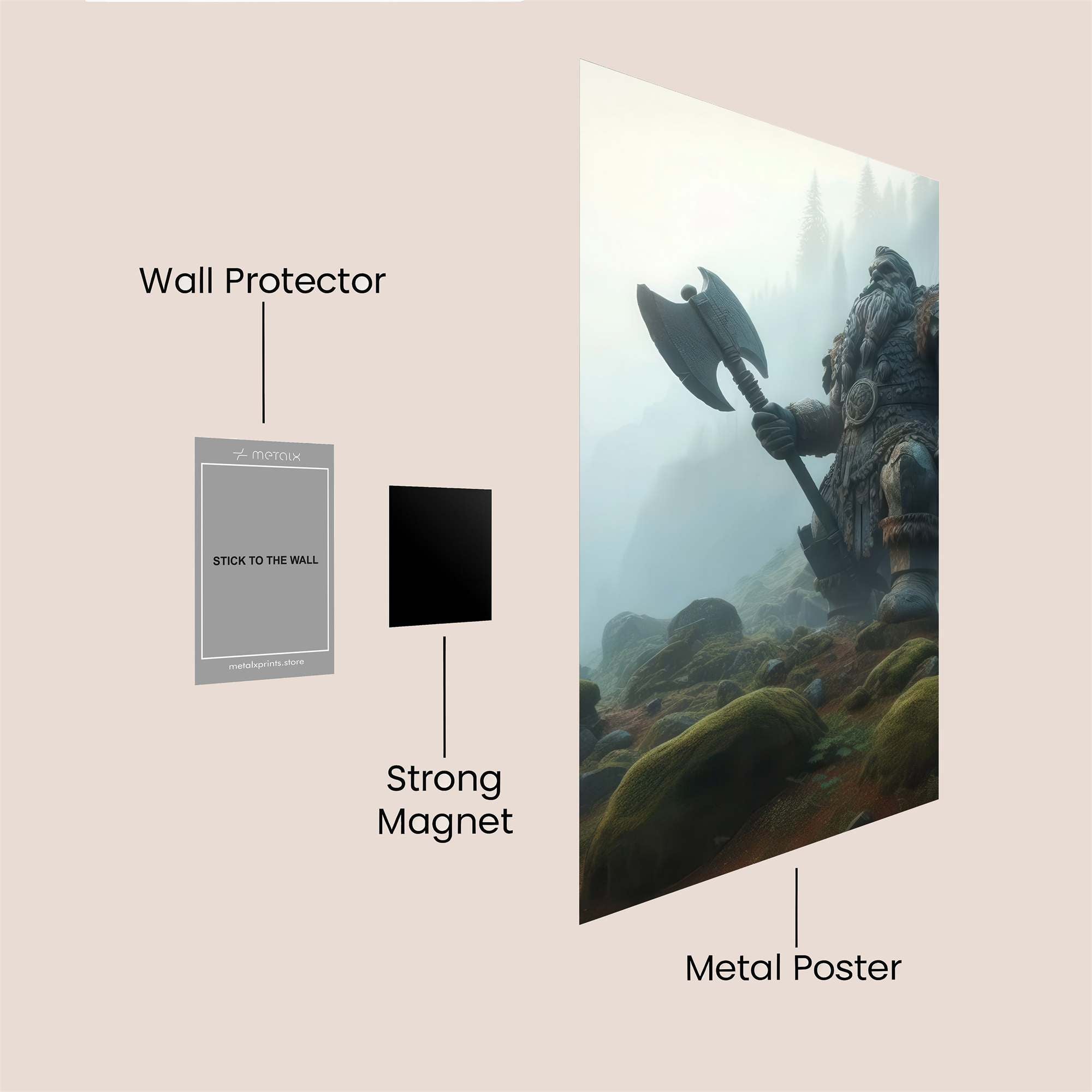 Giant Serenity Safe Wall Magnetic / M