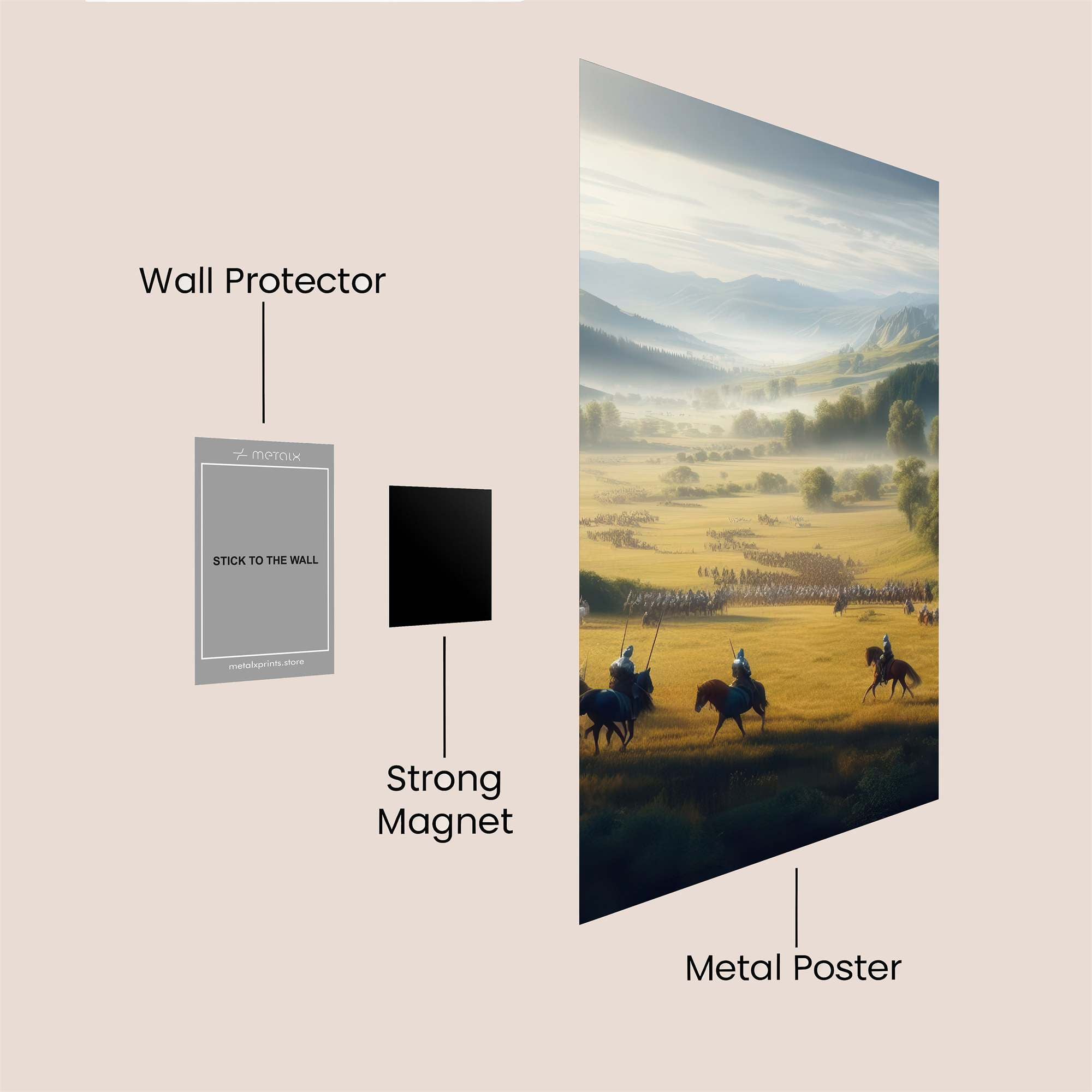 Battle Dawn Safe Wall Magnetic / M