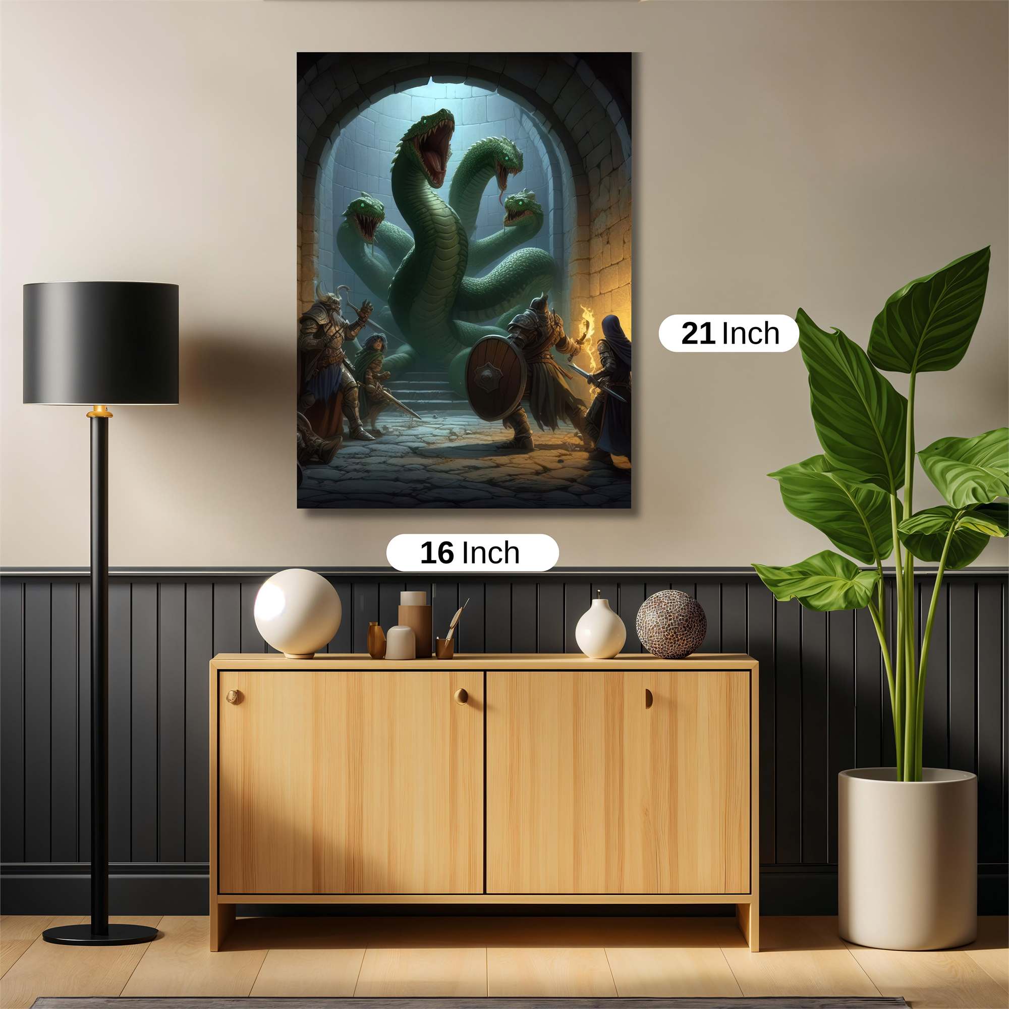 Hydra Menace Safe Wall Magnetic / M