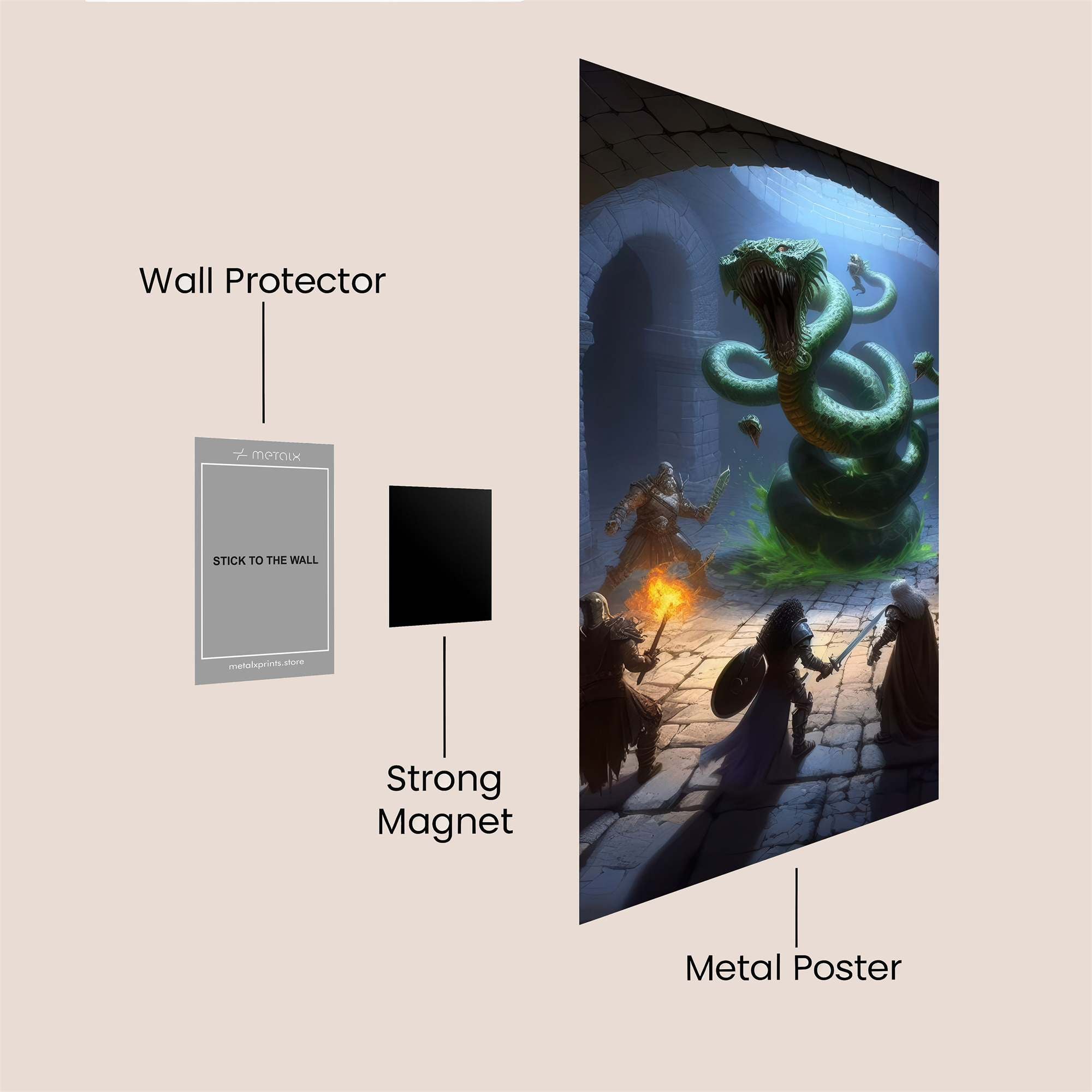 Serpent Fury Safe Wall Magnetic / M