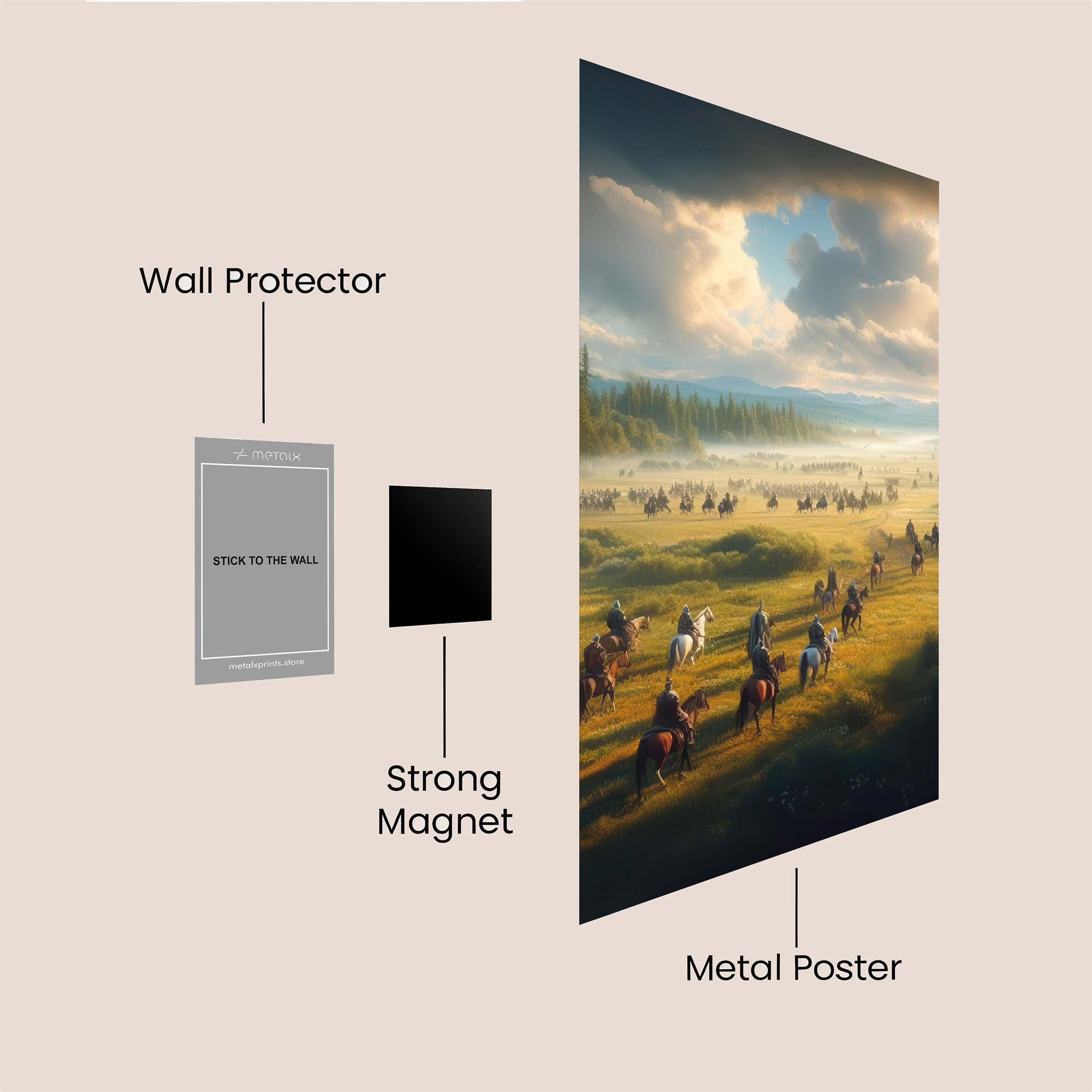 Cavalry Dawn Safe Wall Magnetic / M