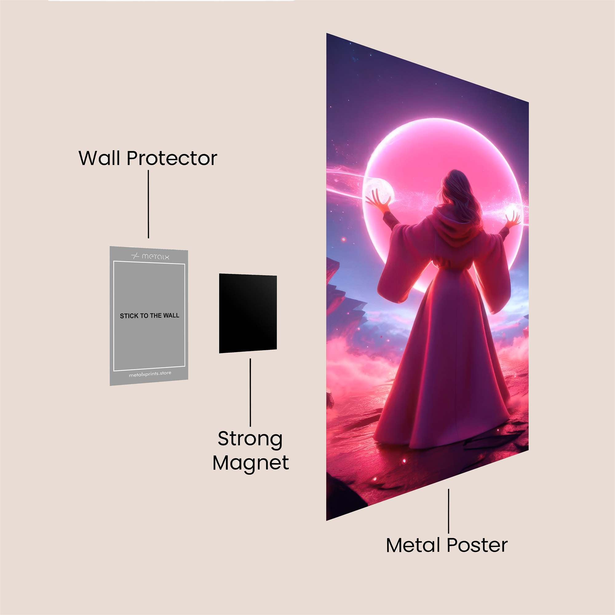 Mystic Radiance Safe Wall Magnetic / M