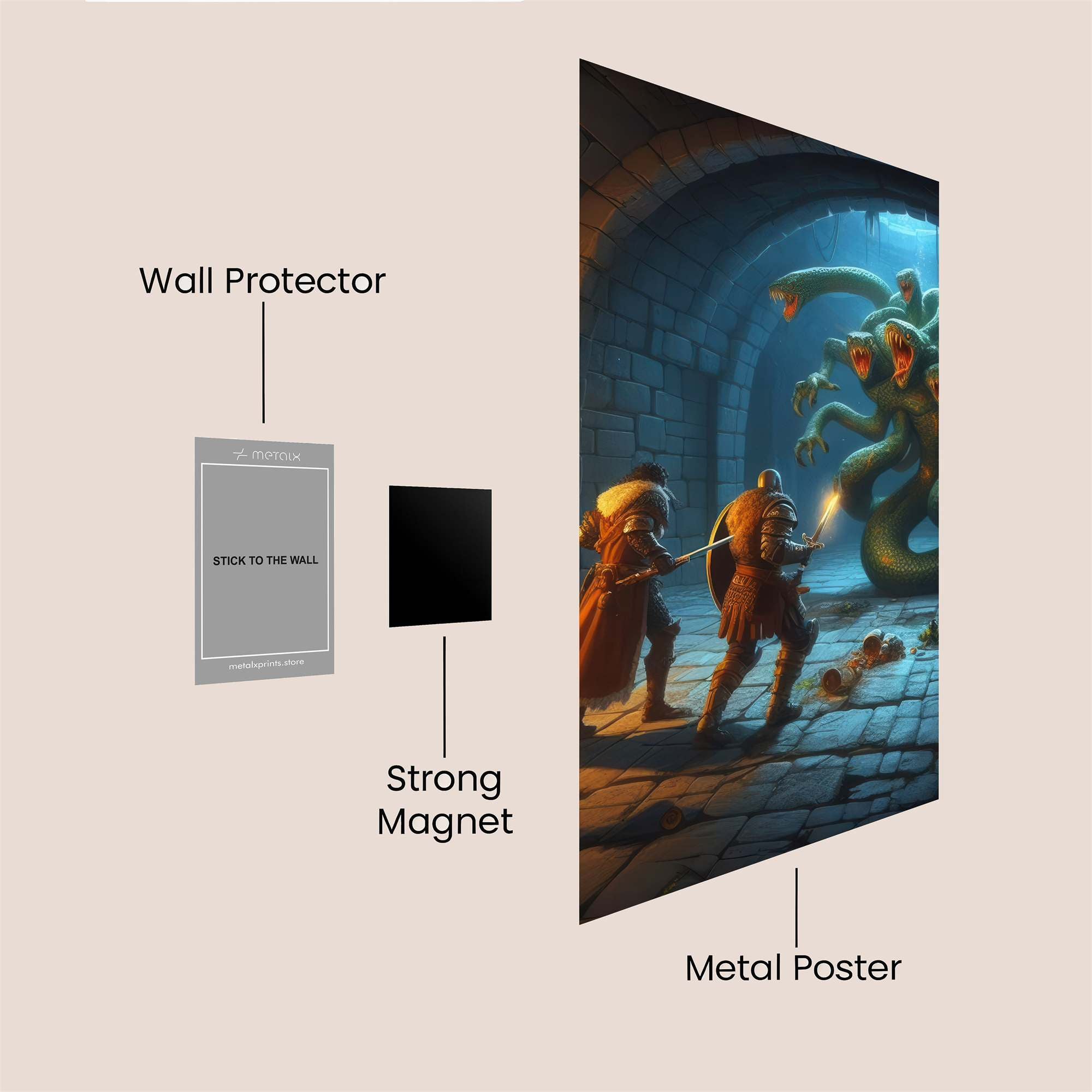 Hydra Havoc Safe Wall Magnetic / M