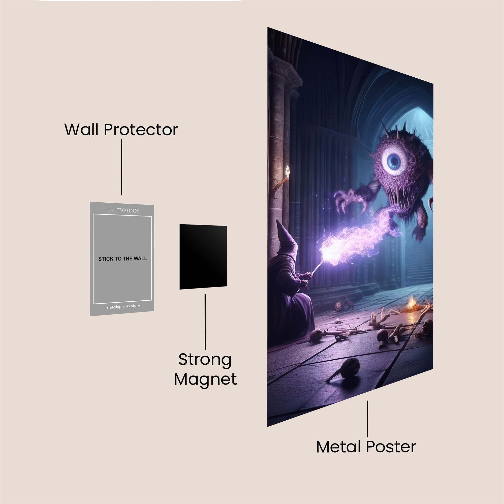 Beholder Battle Safe Wall Magnetic / M