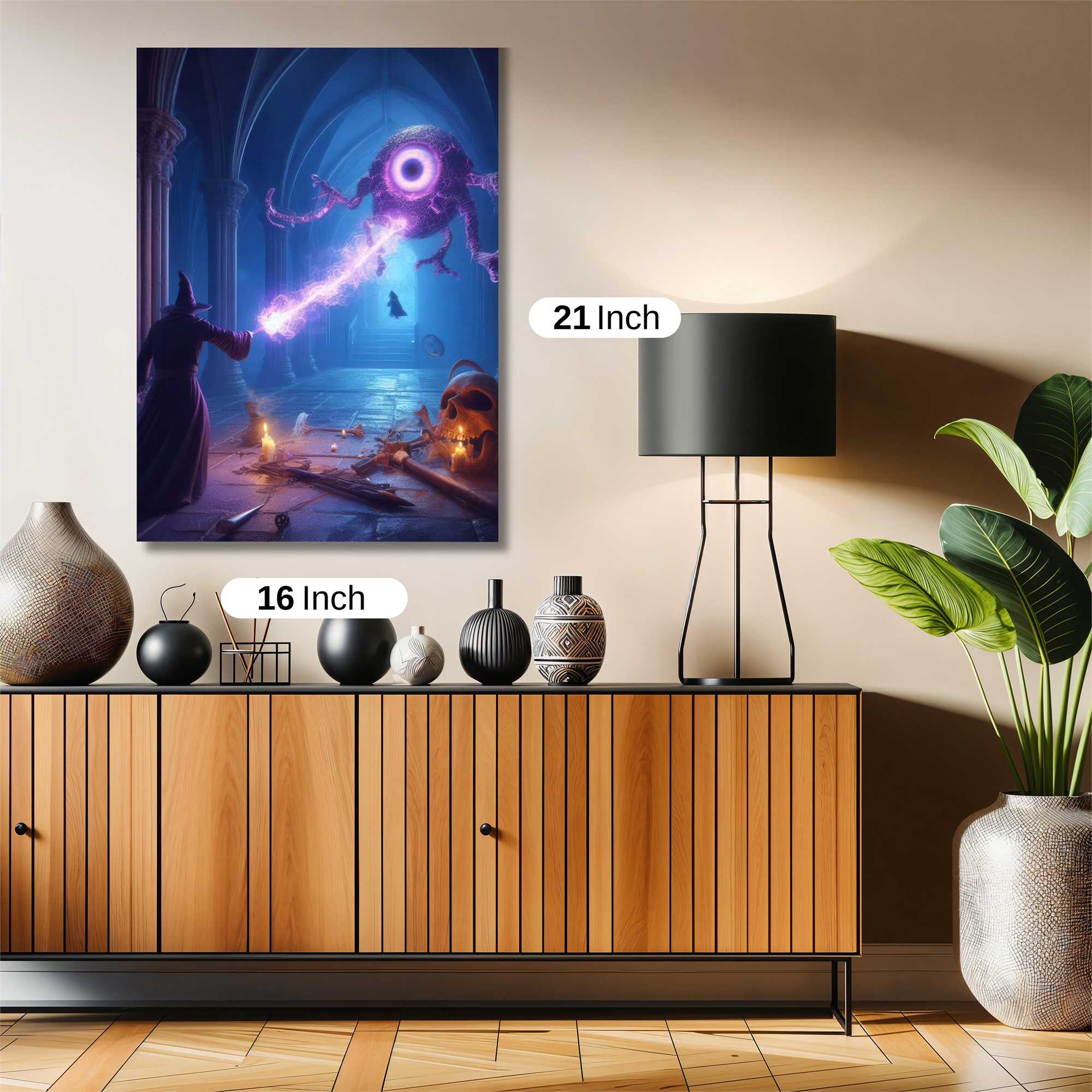 Wizard's Duel Safe Wall Magnetic / M