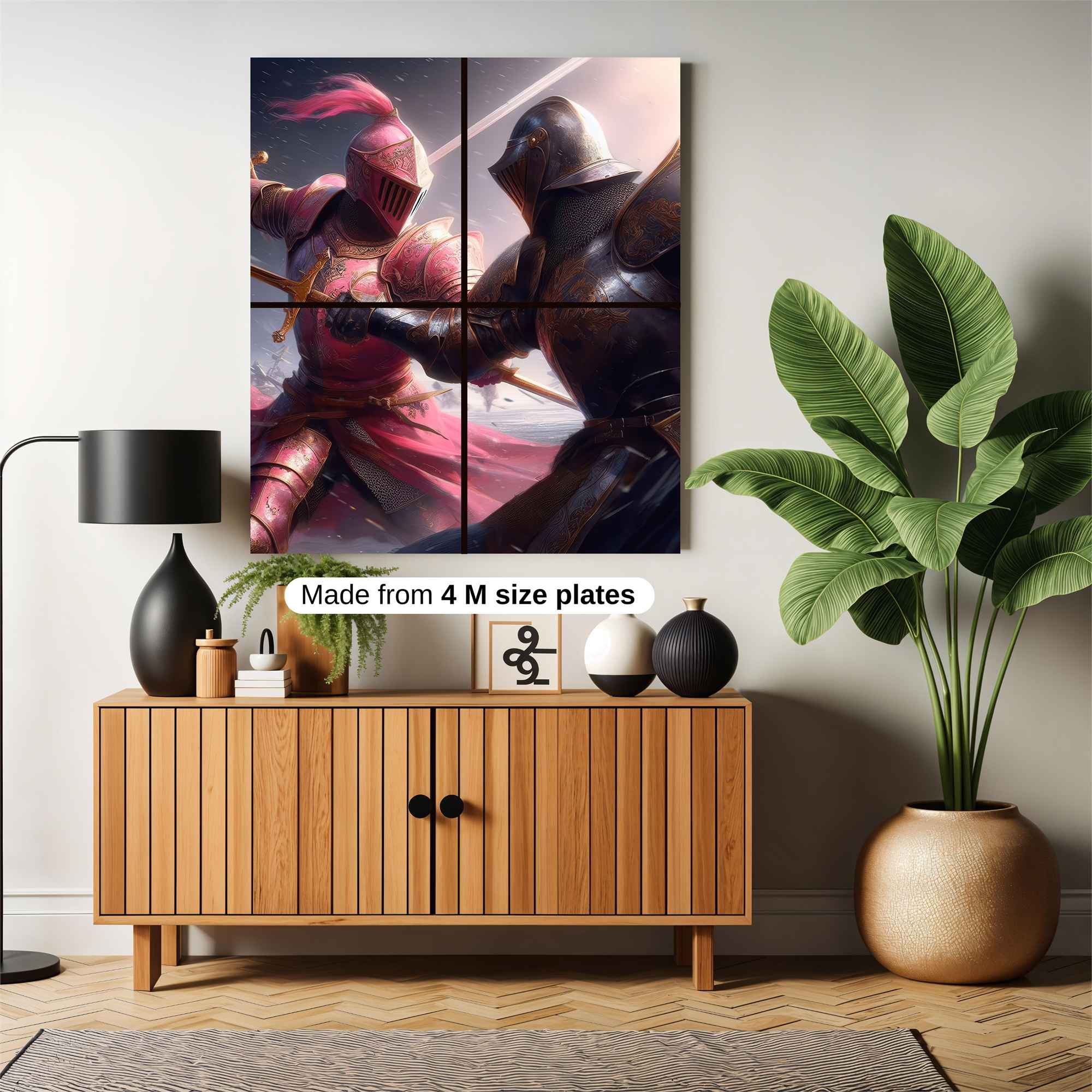 Knights Clash Safe Wall Magnetic / M