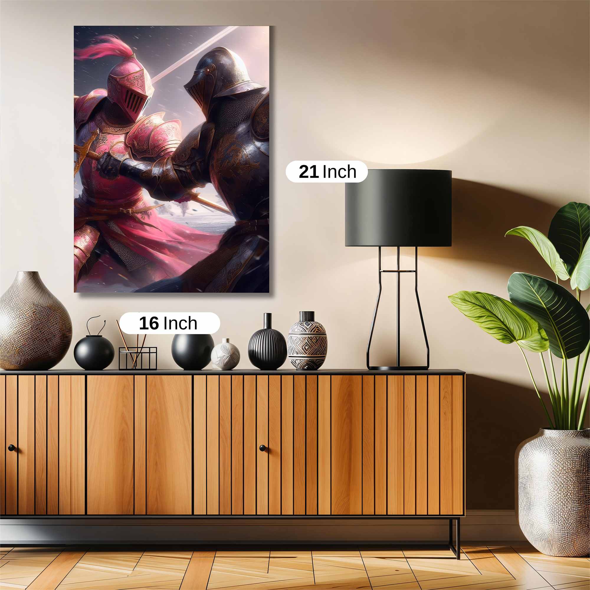 Knights Clash Safe Wall Magnetic / M