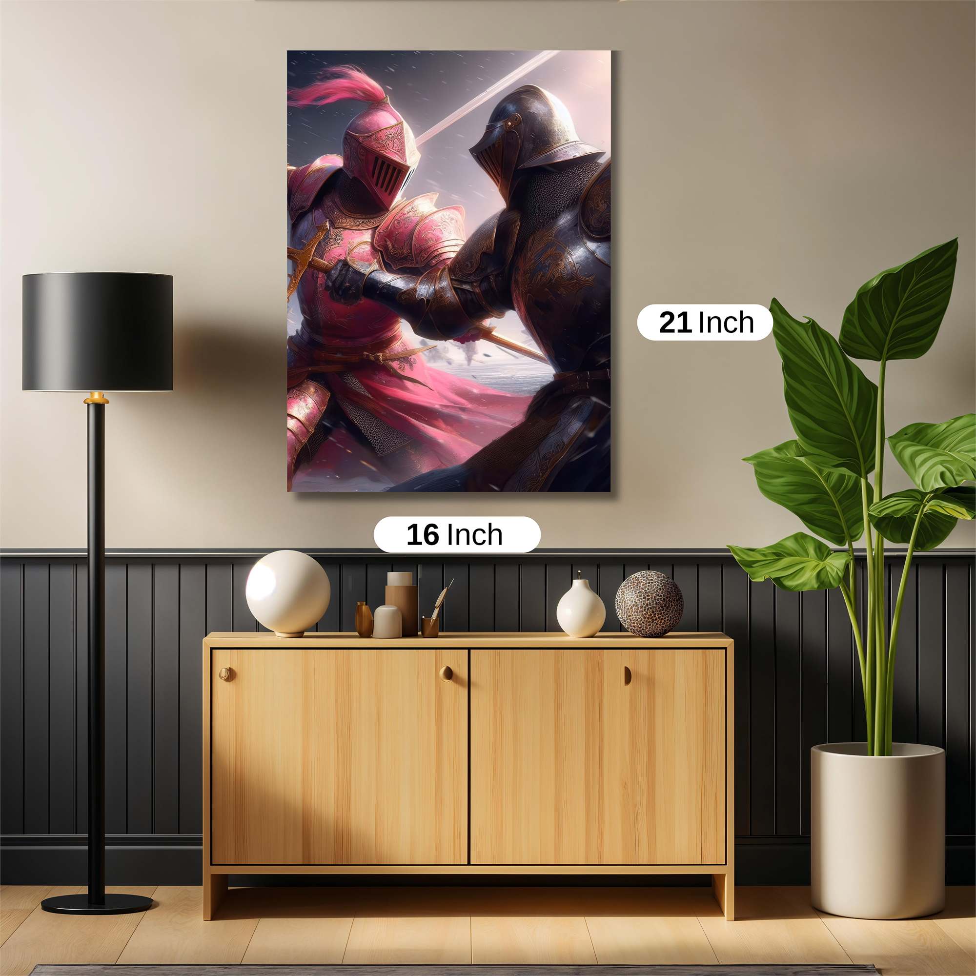 Knights Clash Safe Wall Magnetic / M