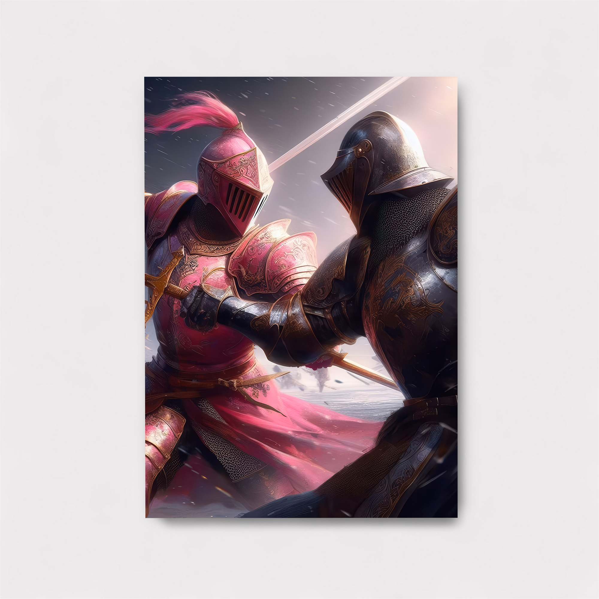 Knights Clash Safe Wall Magnetic / M