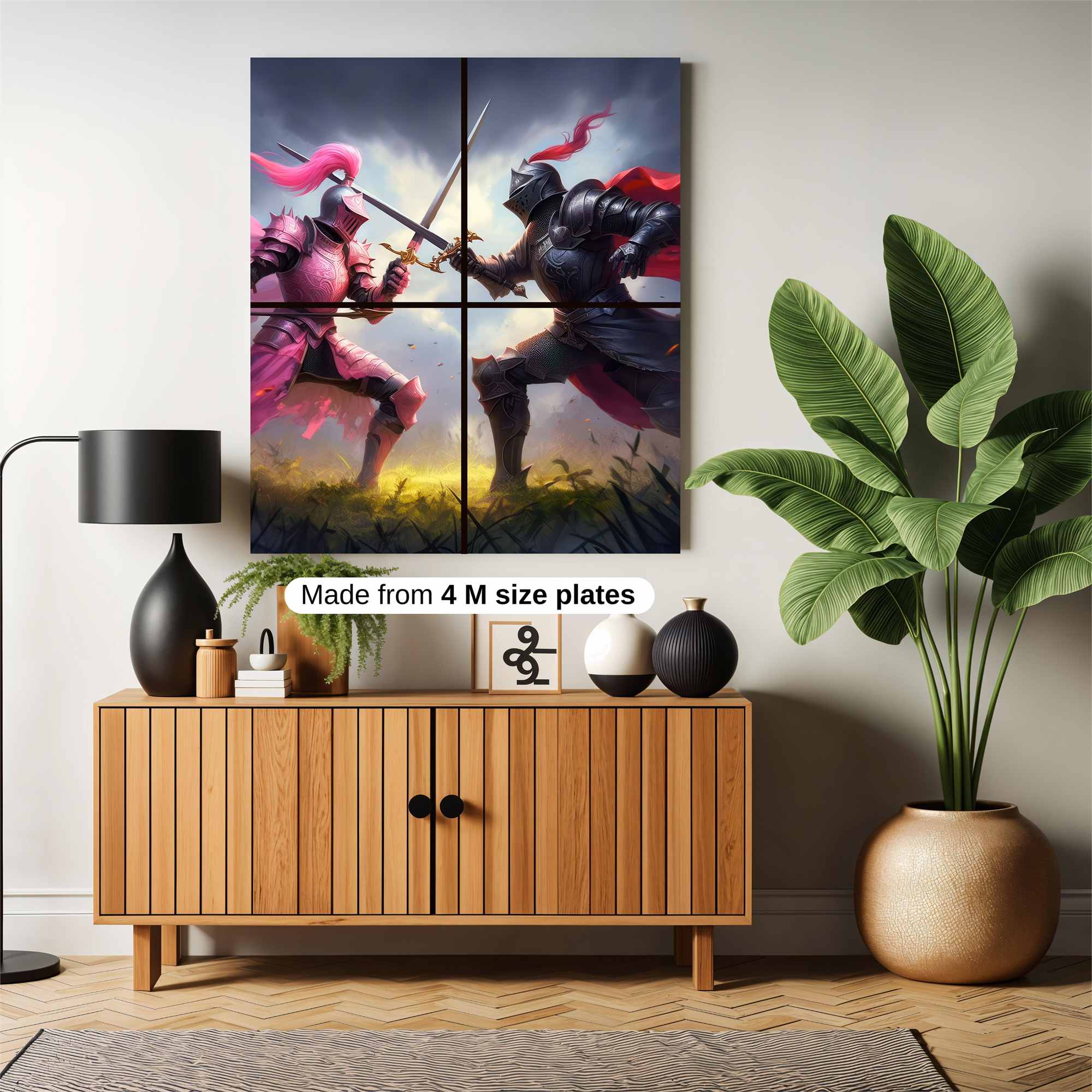 Knights Clash Safe Wall Magnetic / M