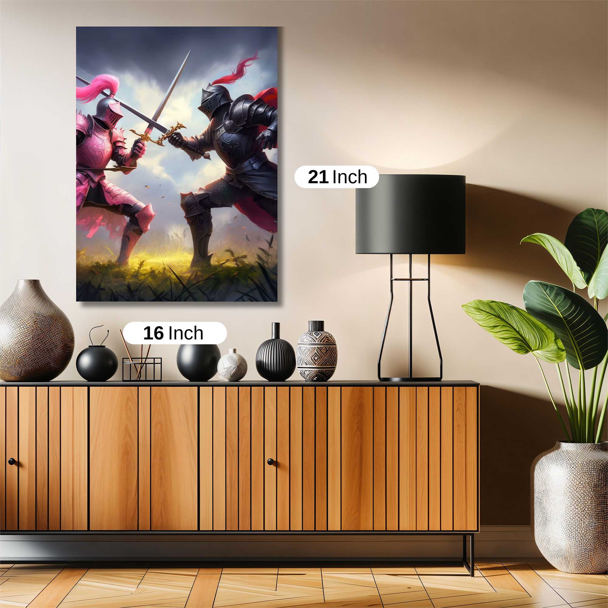 Knights Clash Safe Wall Magnetic / M