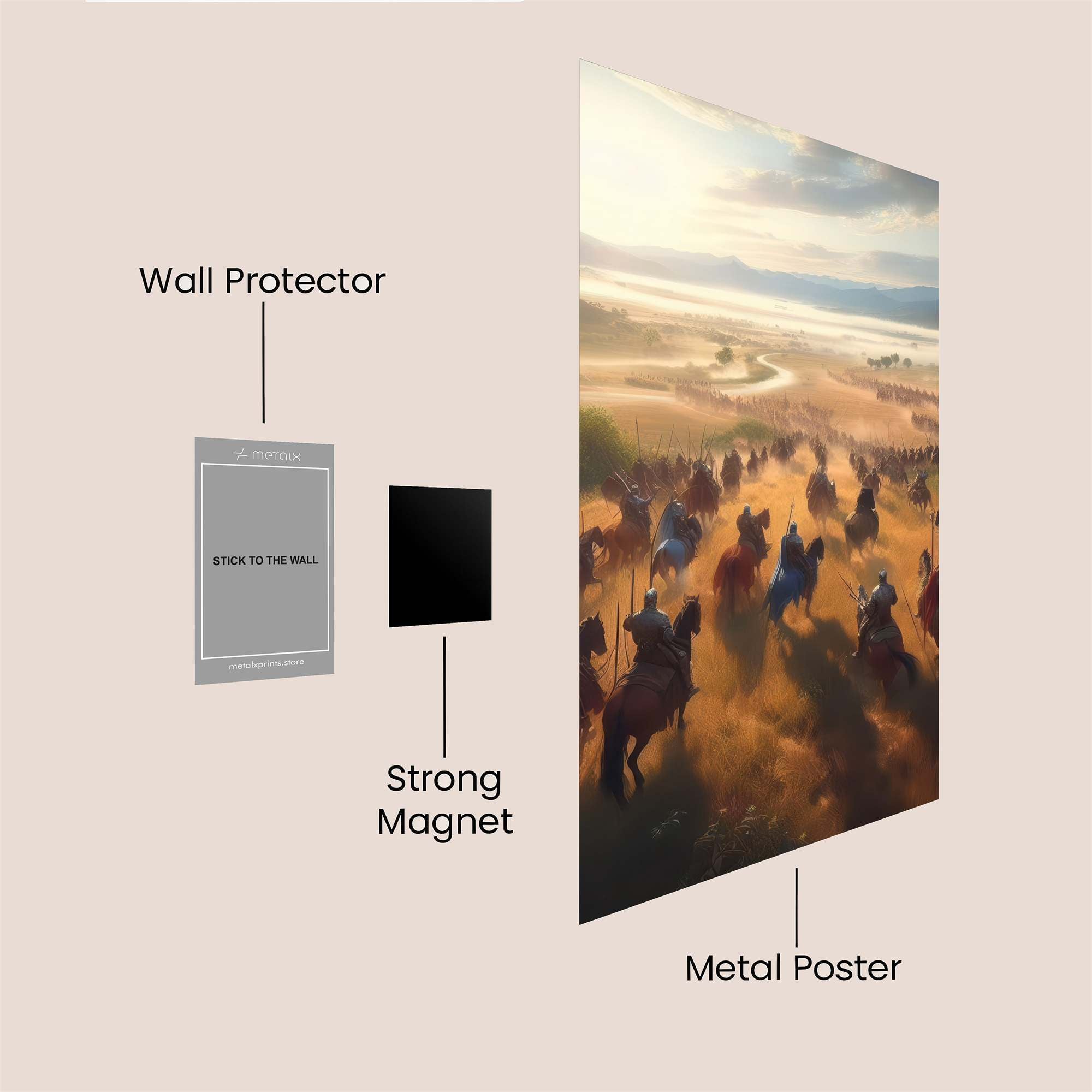 Battle Dawn Safe Wall Magnetic / M