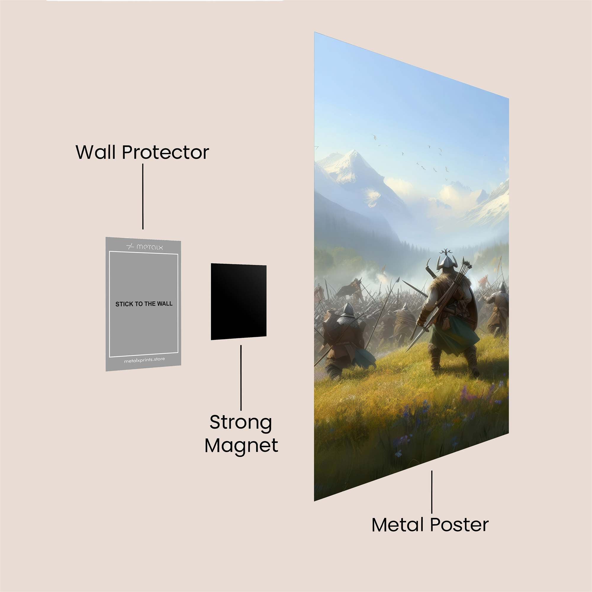 Viking Valor Safe Wall Magnetic / M