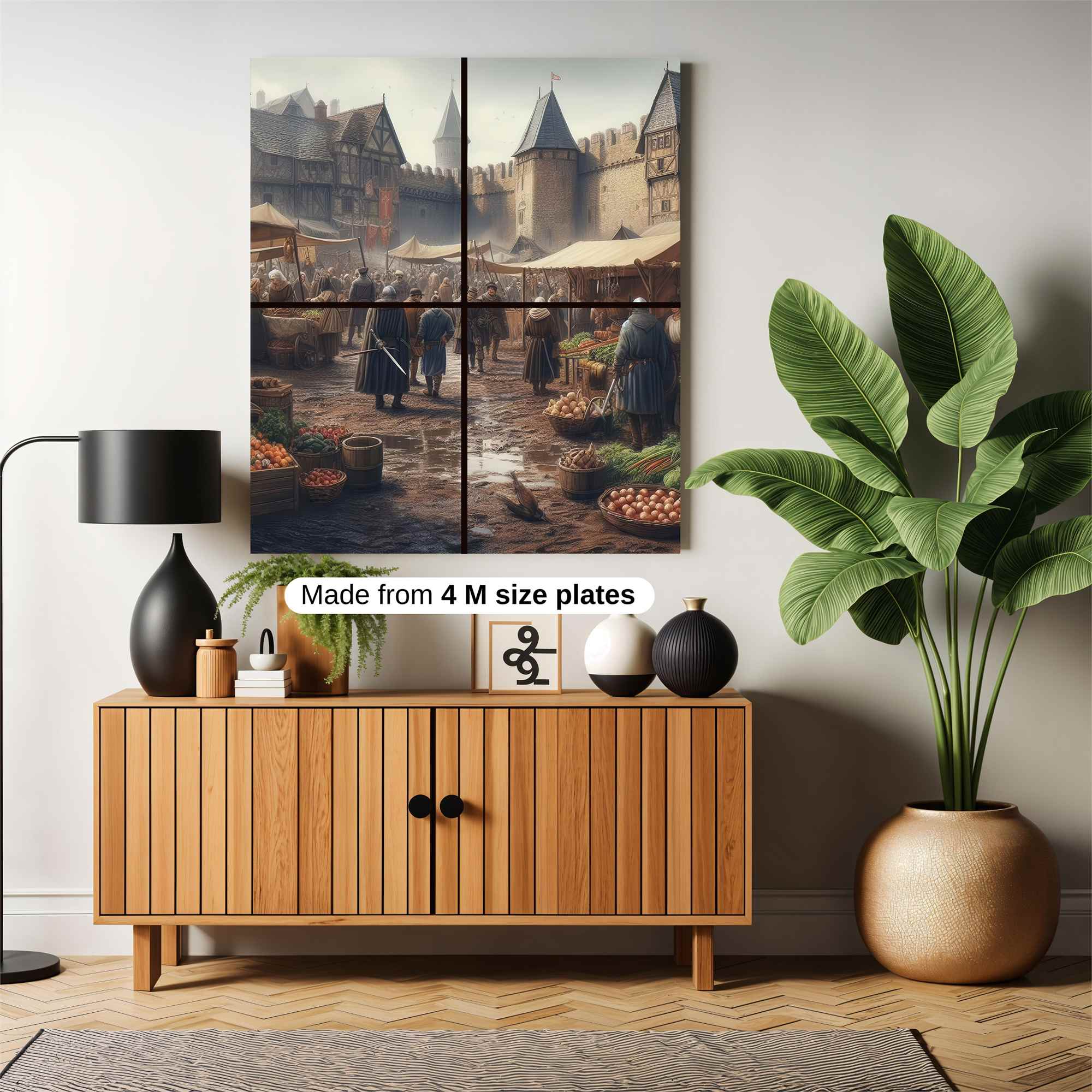 Medieval Bustle Safe Wall Magnetic / M