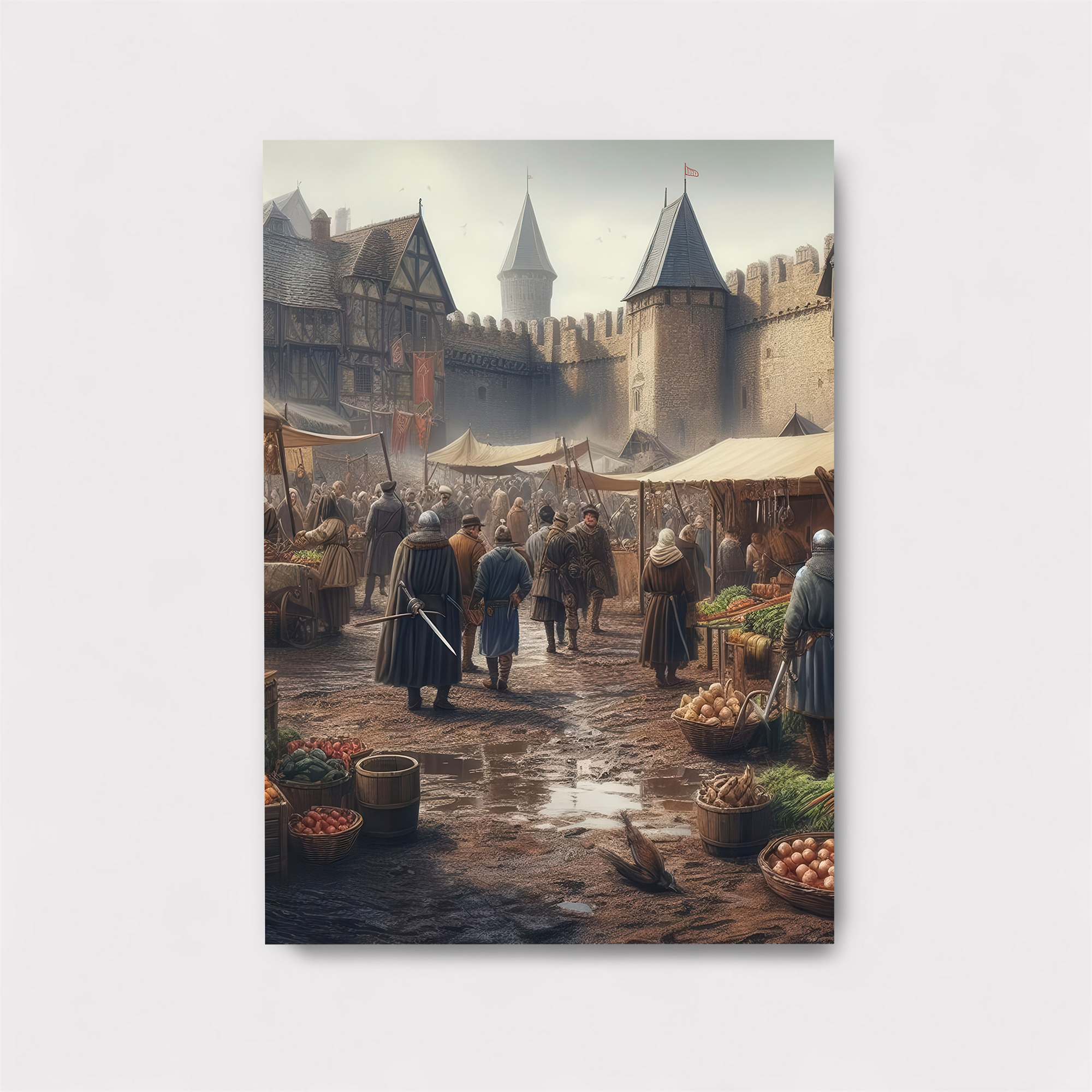 Medieval Bustle Safe Wall Magnetic / M