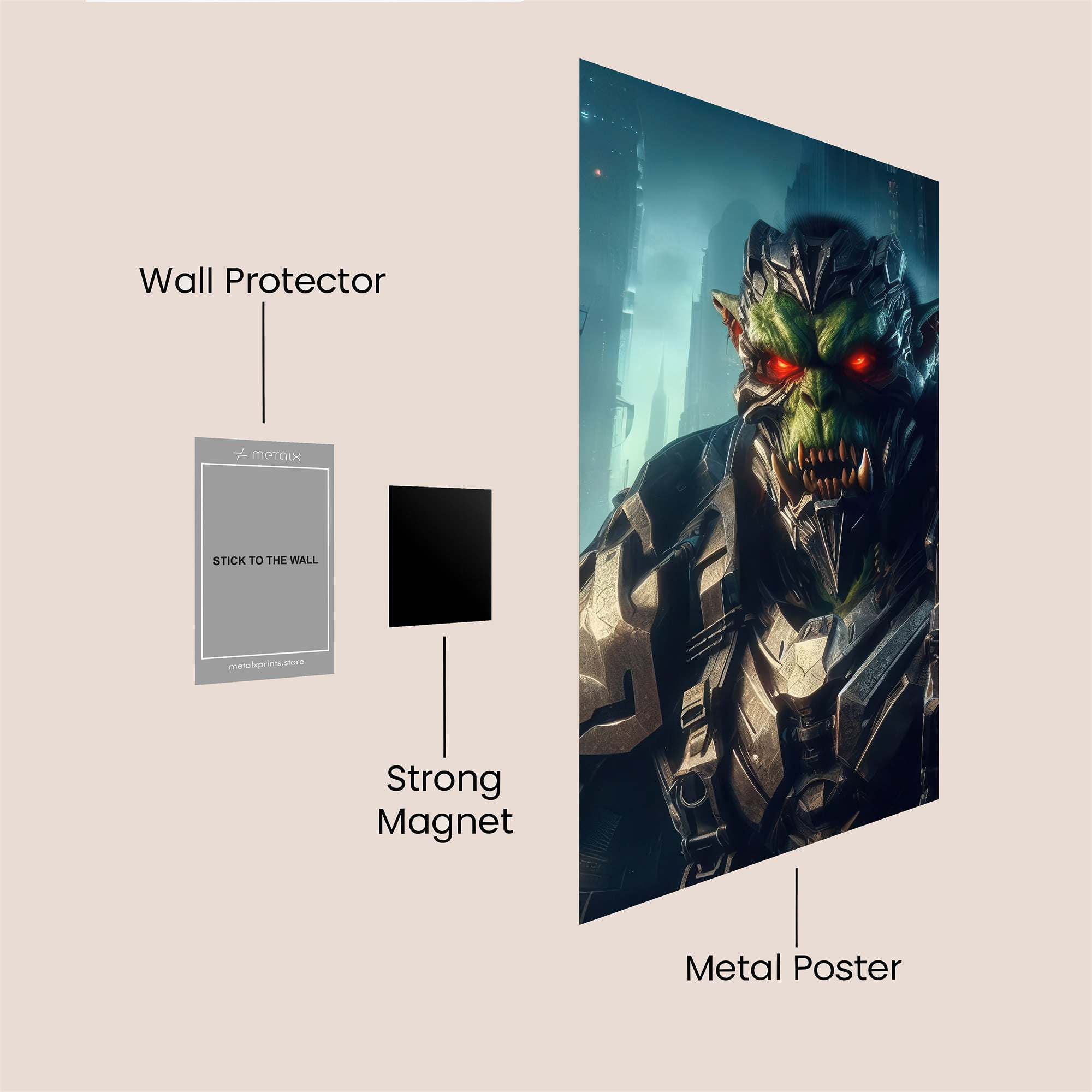 Orgrim Fierce Safe Wall Magnetic / M