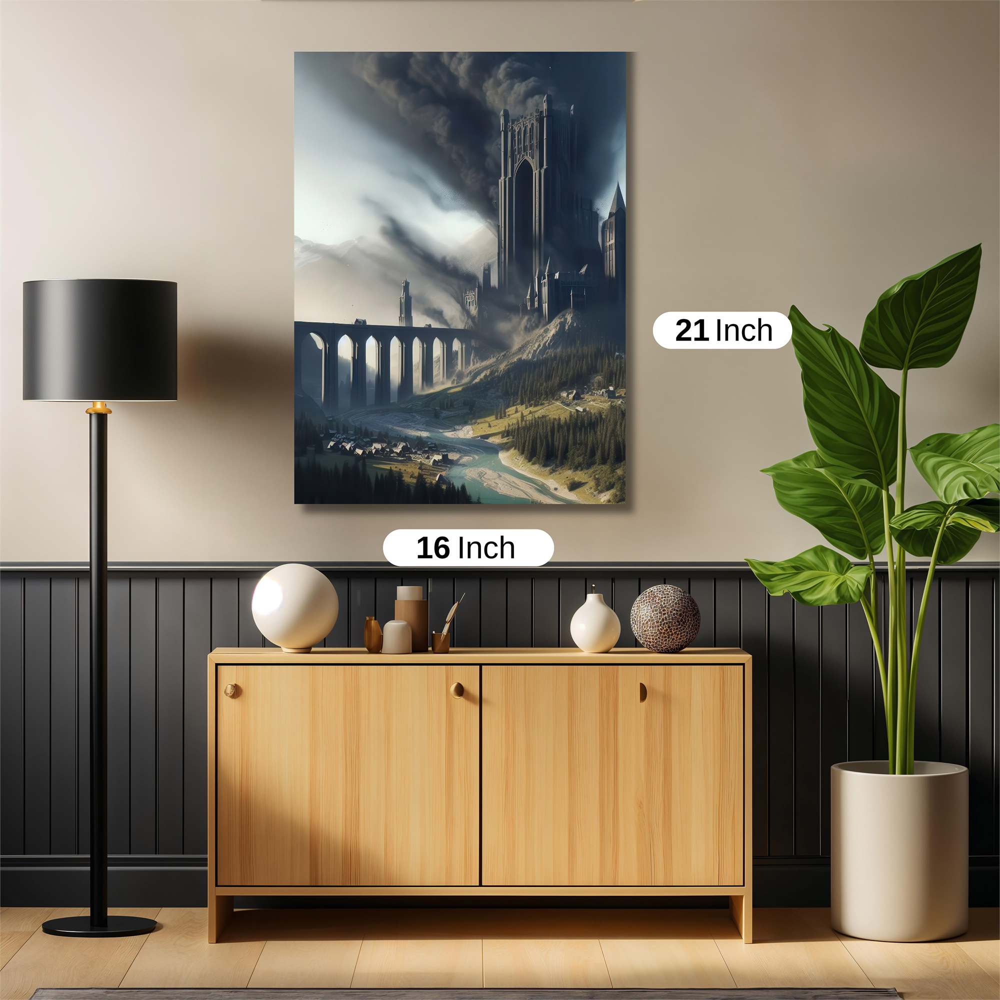 Shadowed Fortress Safe Wall Magnetic / M