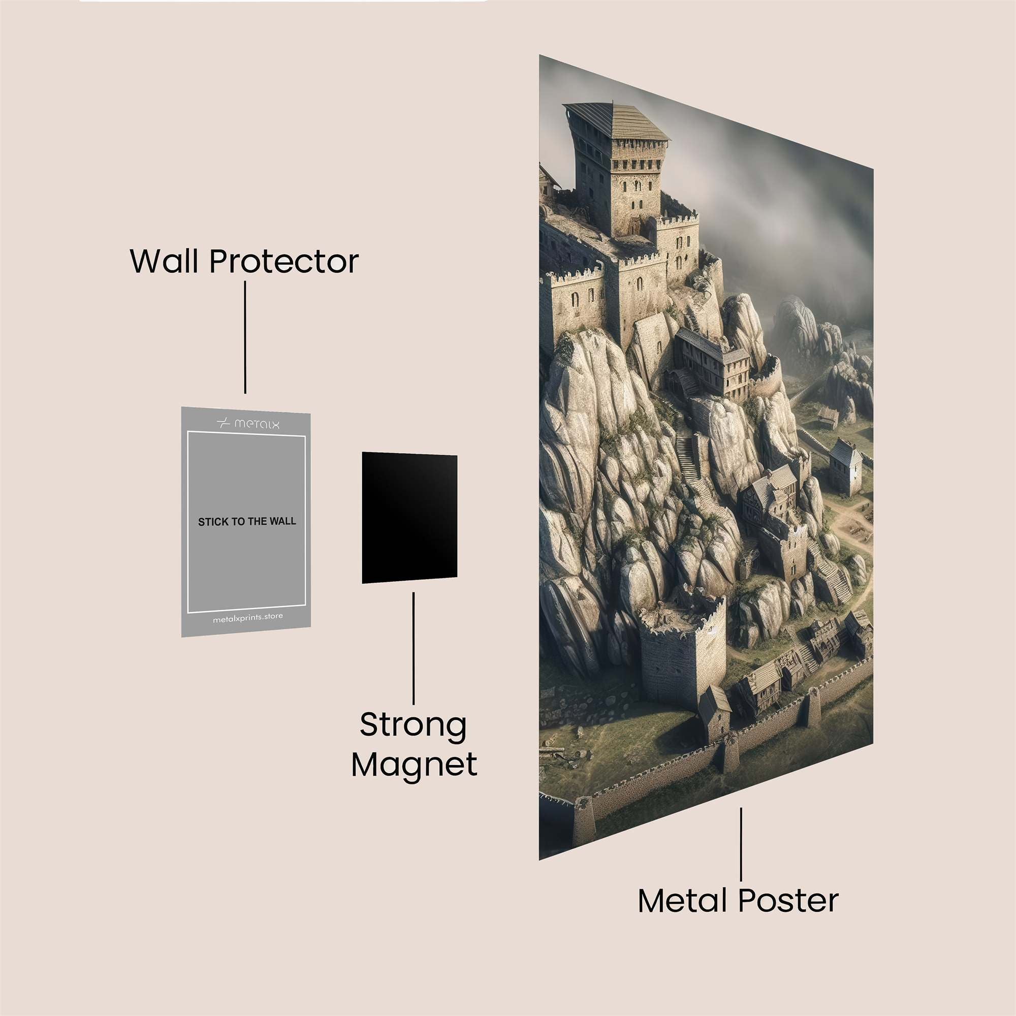 Rockhaven Enigma Safe Wall Magnetic / M