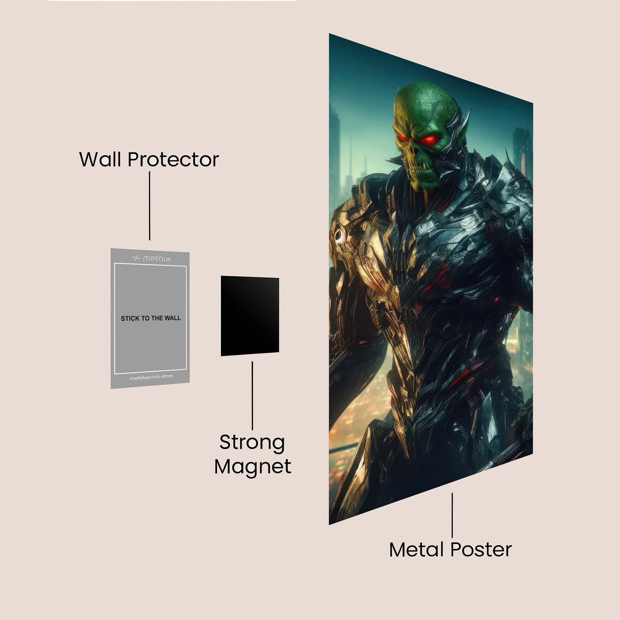 Groot Menacing Safe Wall Magnetic / M