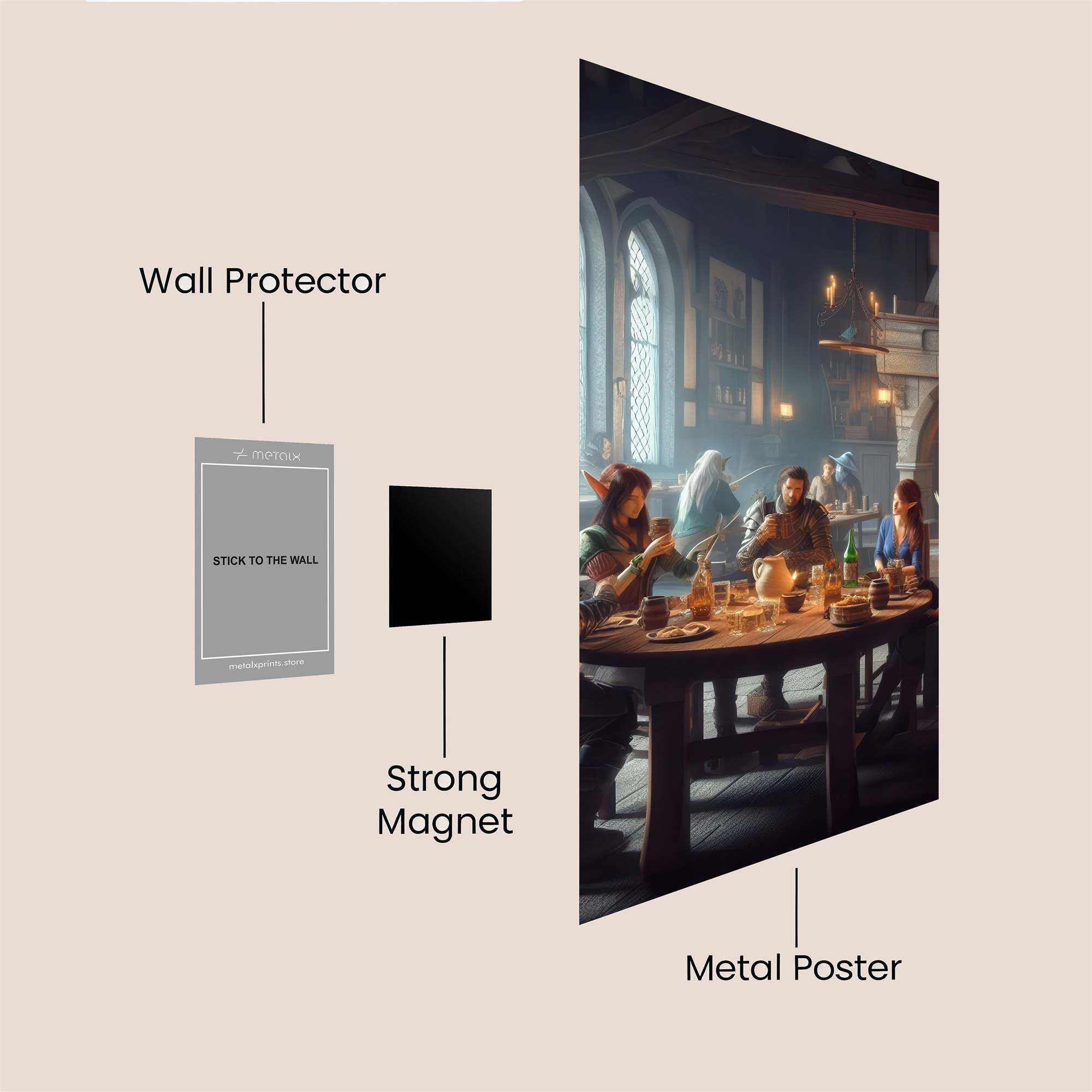 Tavern Revelry Safe Wall Magnetic / M