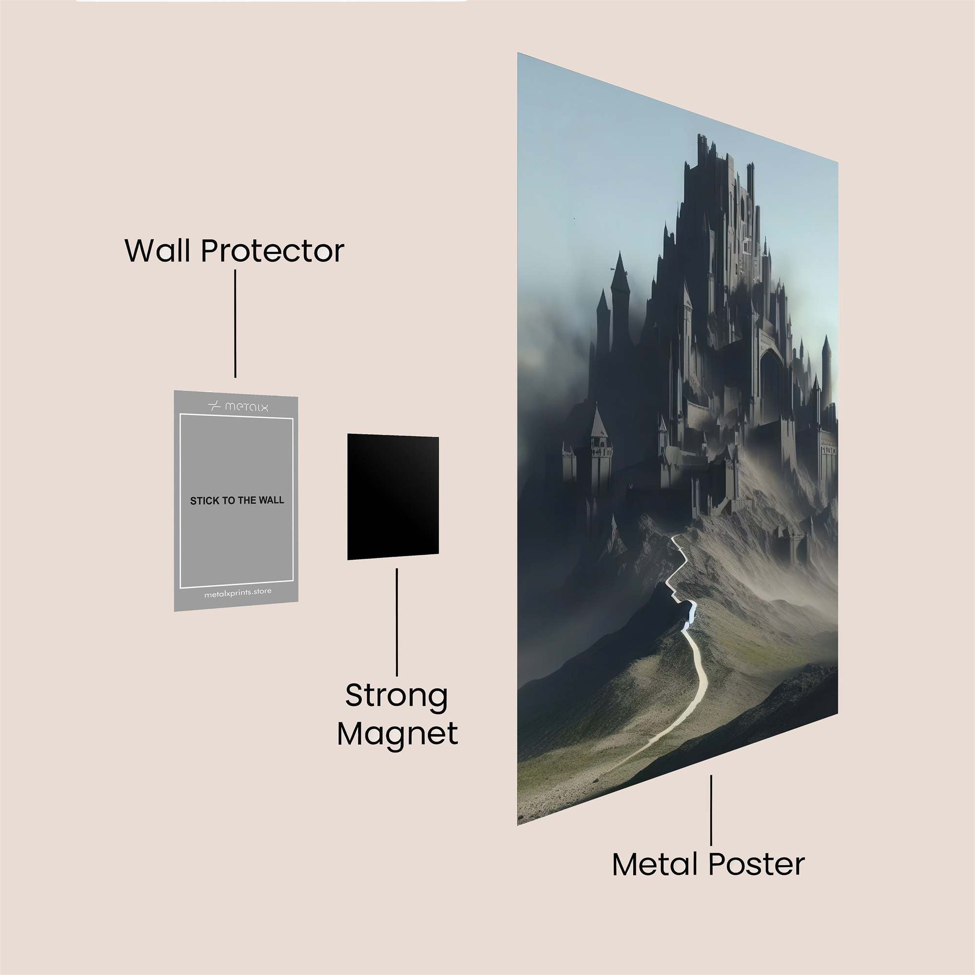 Shadowed Citadel Safe Wall Magnetic / M