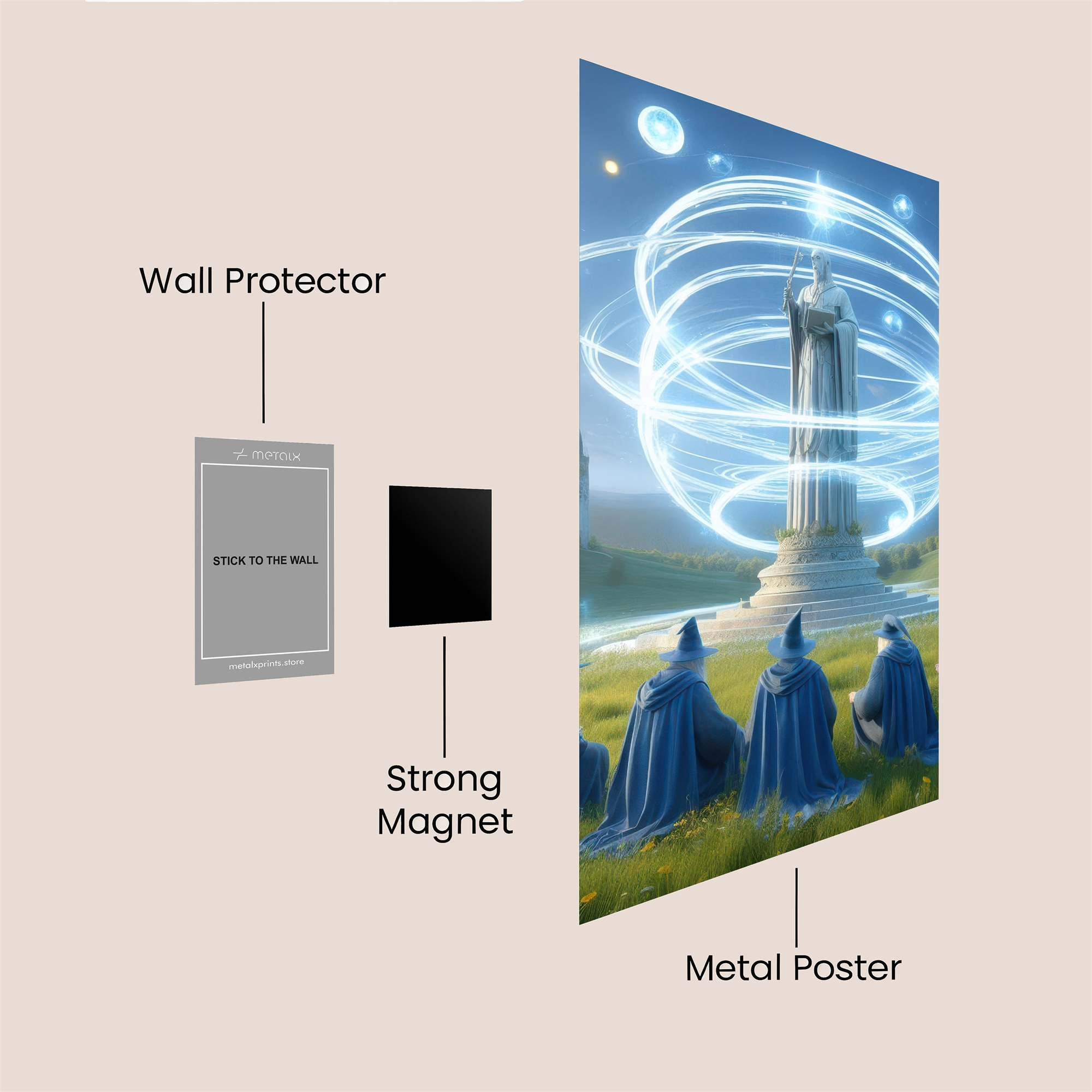 Gandalf Enlightened Safe Wall Magnetic / M