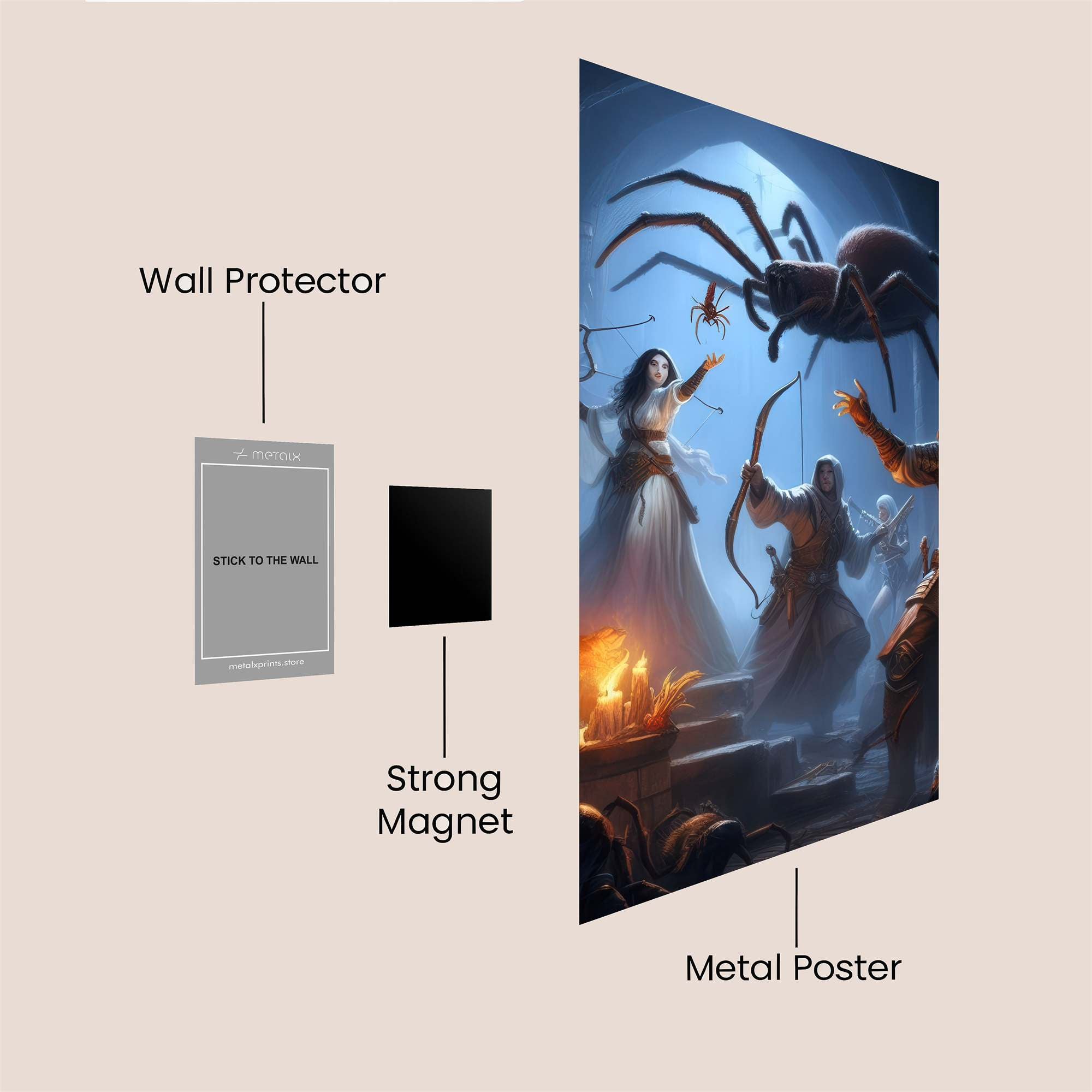 Shelob's Menace Safe Wall Magnetic / M