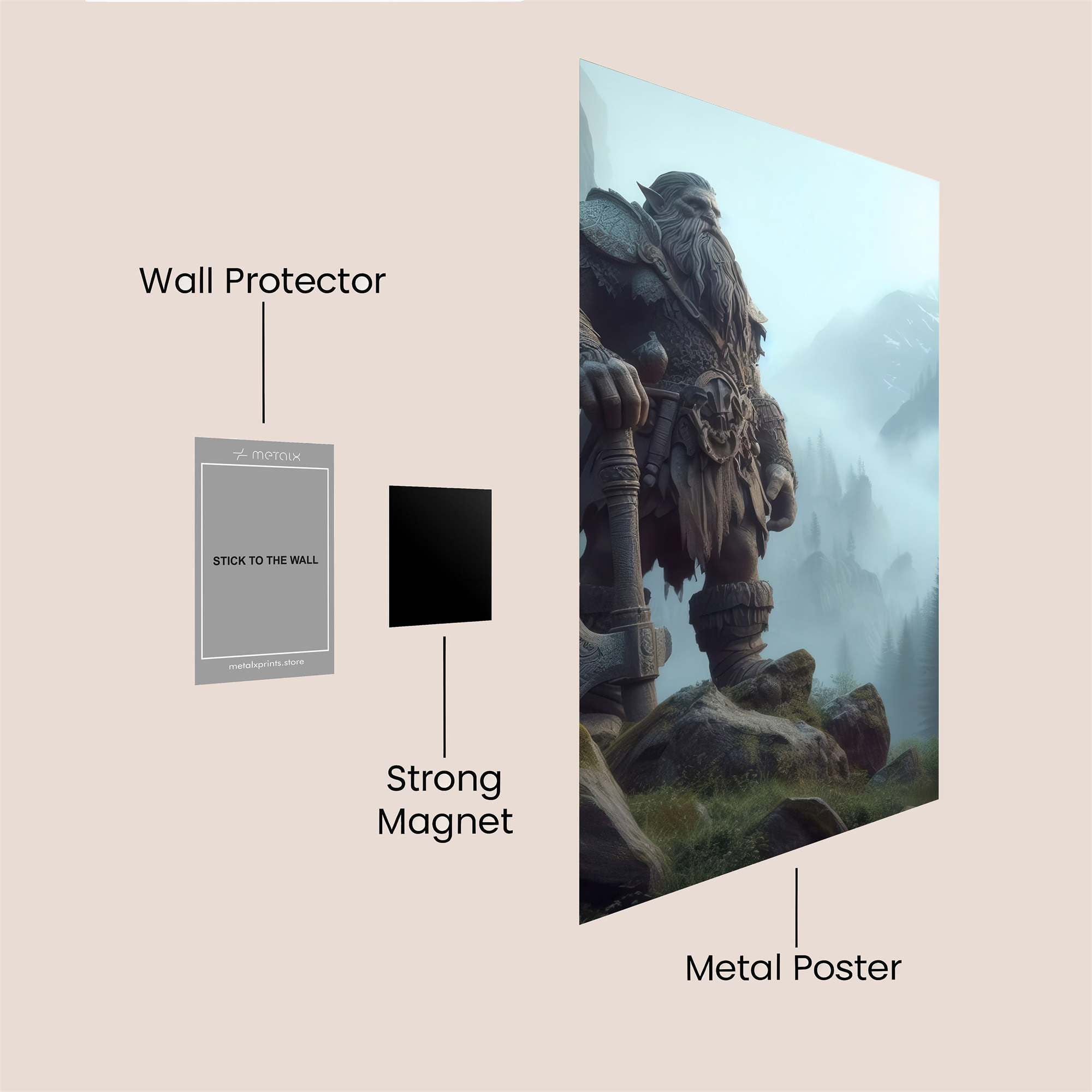 Giant Majesty Safe Wall Magnetic / M