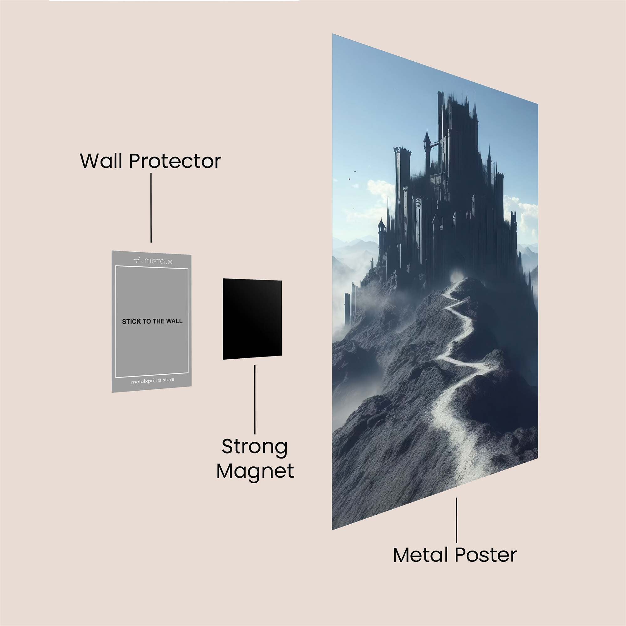 Castle Enigma Safe Wall Magnetic / M