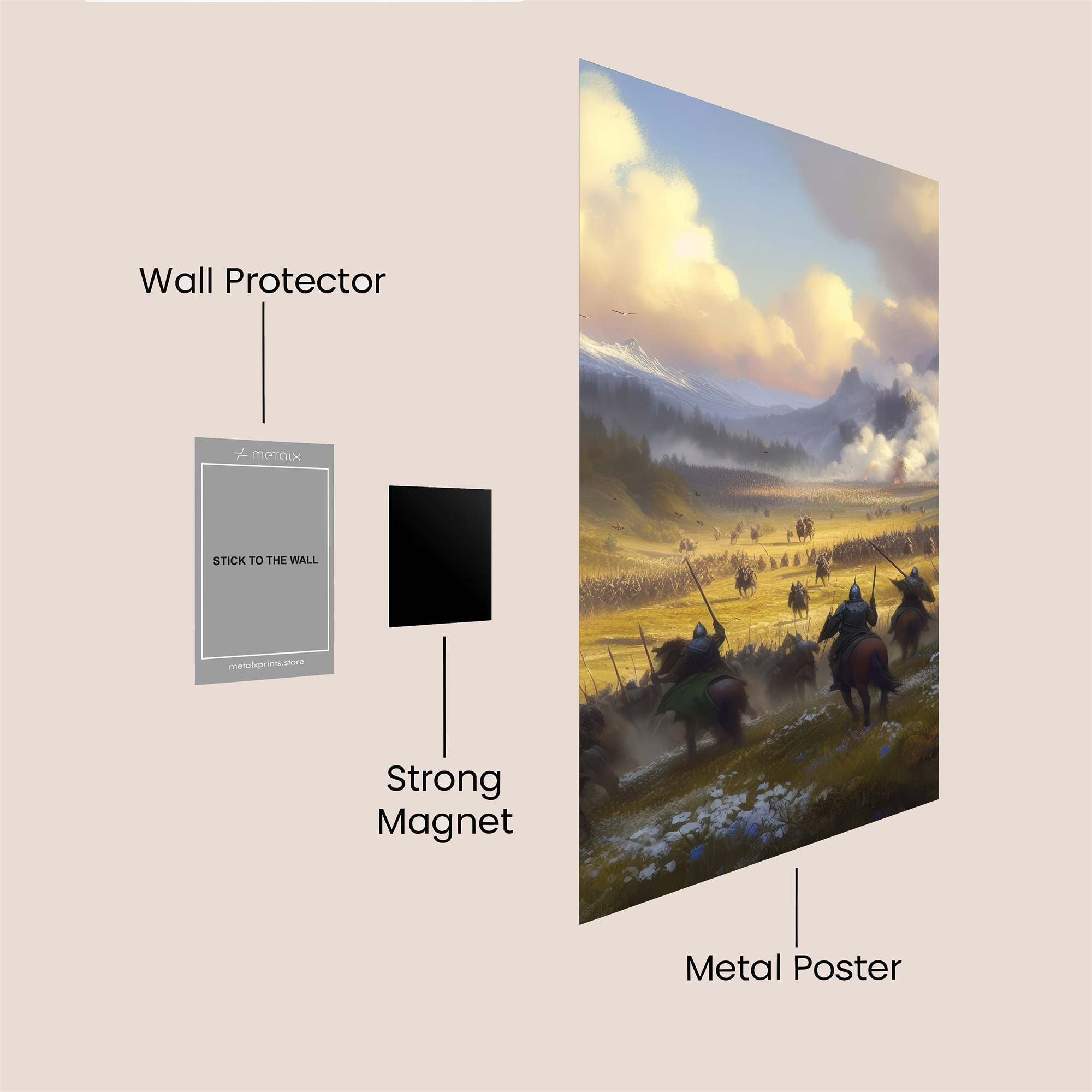 Battlefield Dawn Safe Wall Magnetic / M