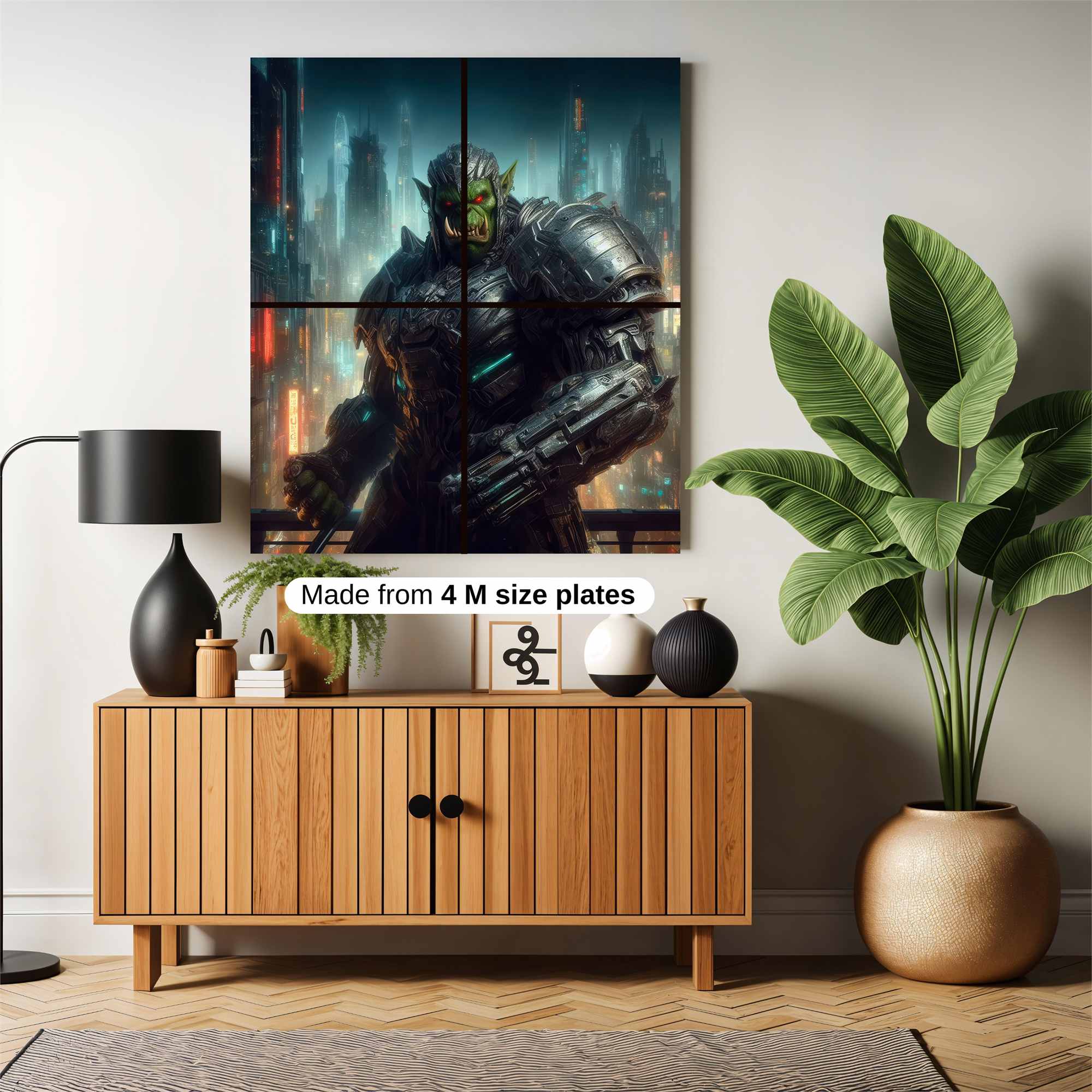 Orgrim Cyberpunk Safe Wall Magnetic / M