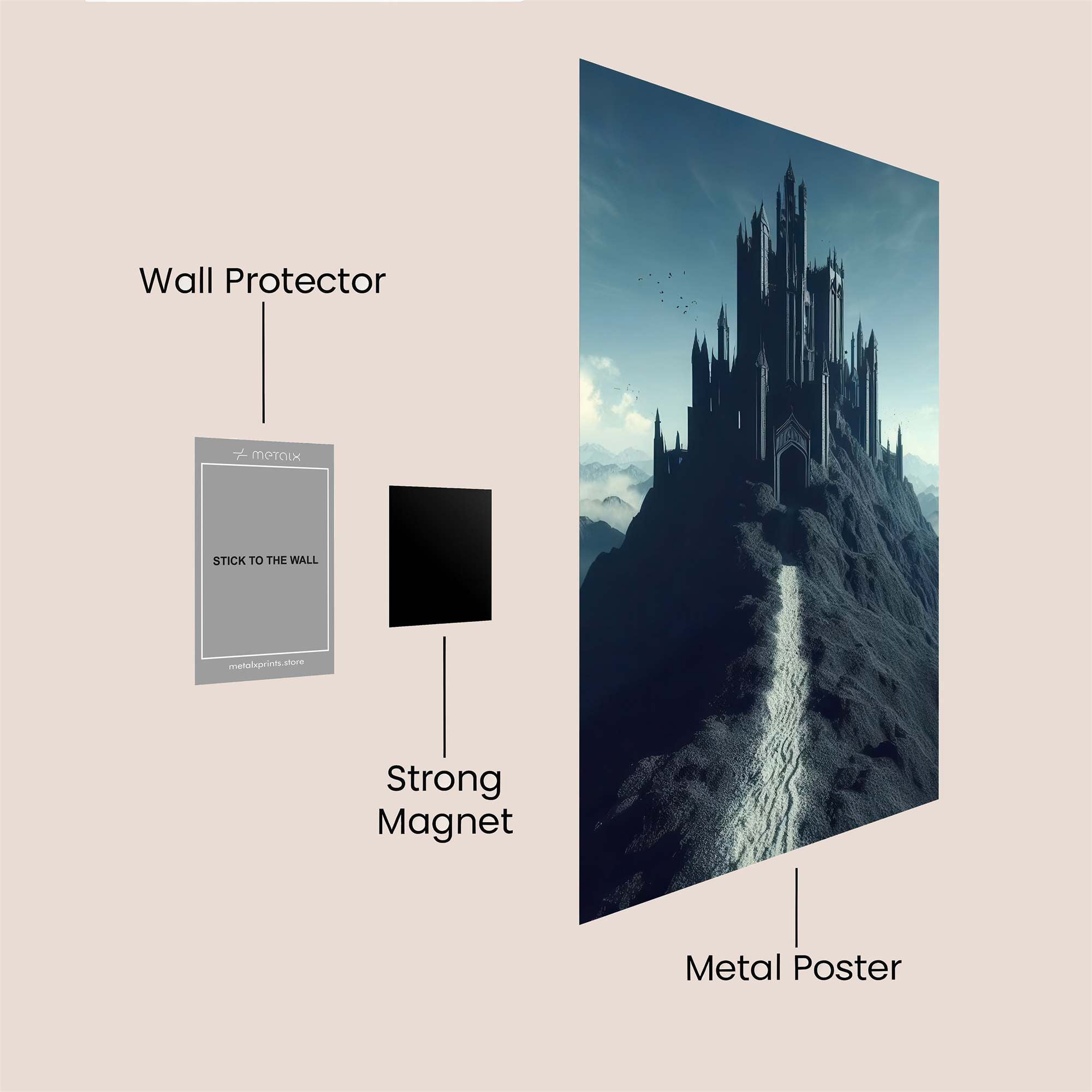 Dracula's Lament Safe Wall Magnetic / M