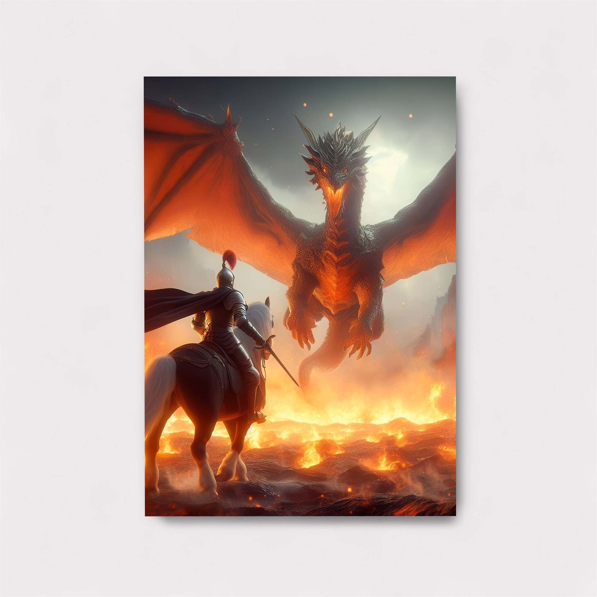 Dragon Confrontation Safe Wall Magnetic / M