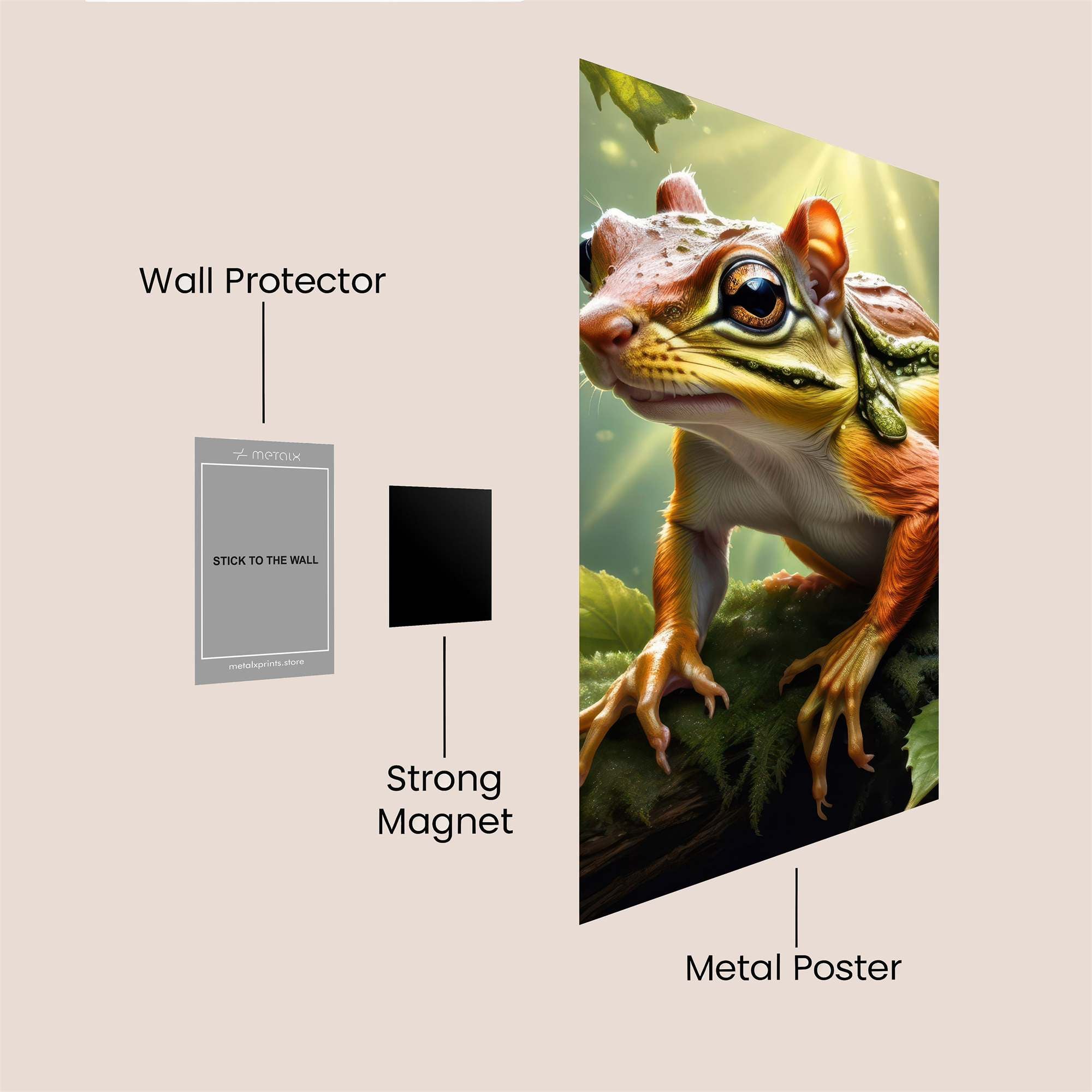 Frog Majesty Safe Wall Magnetic / M