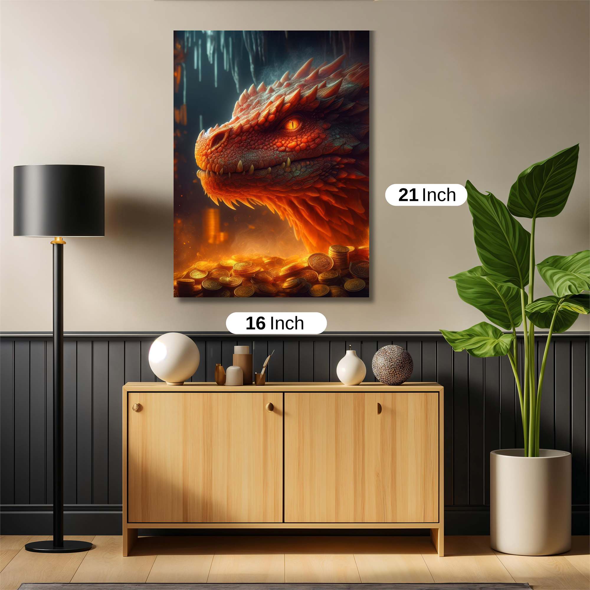 Dragon Hoard Safe Wall Magnetic / M