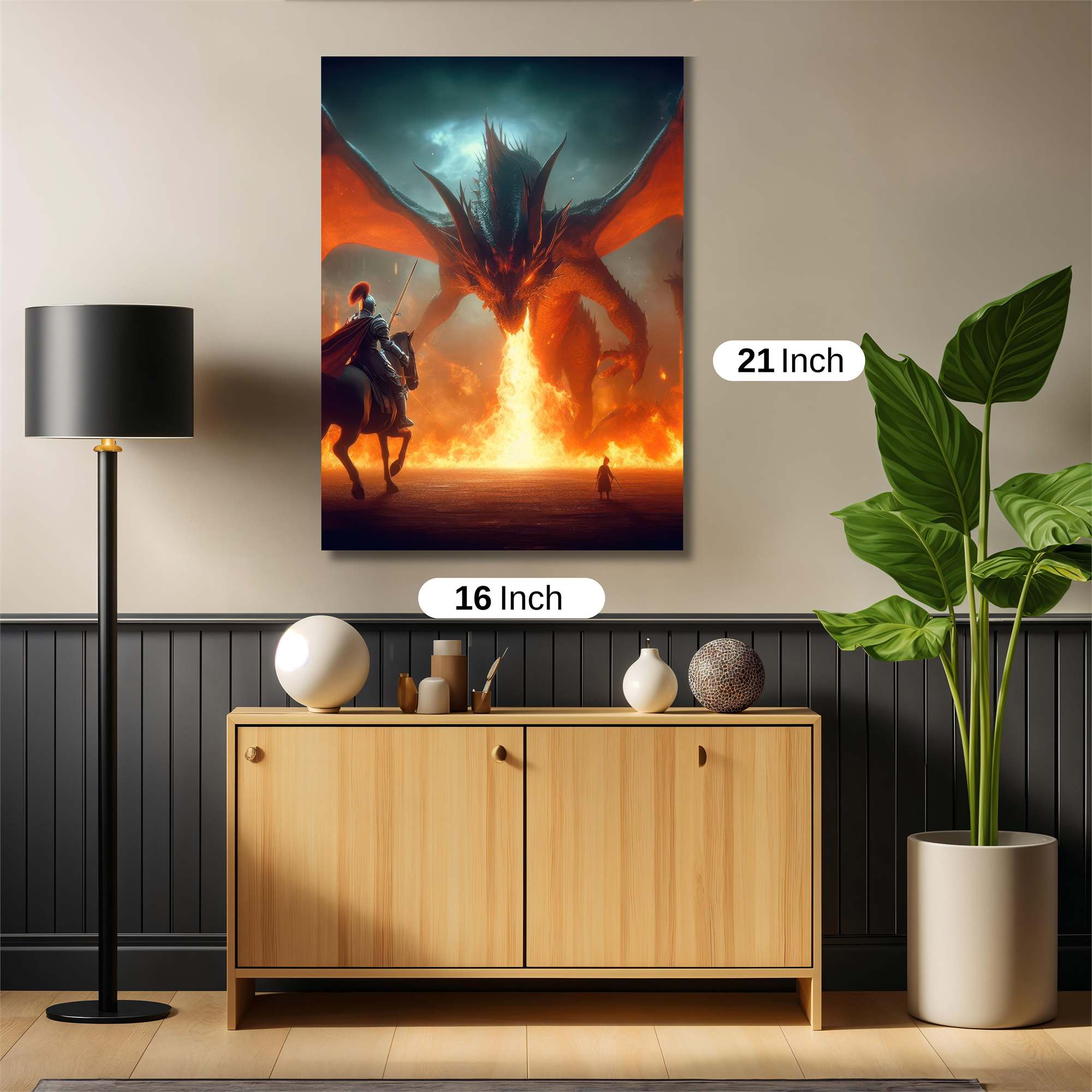 Dragon Fury Safe Wall Magnetic / M