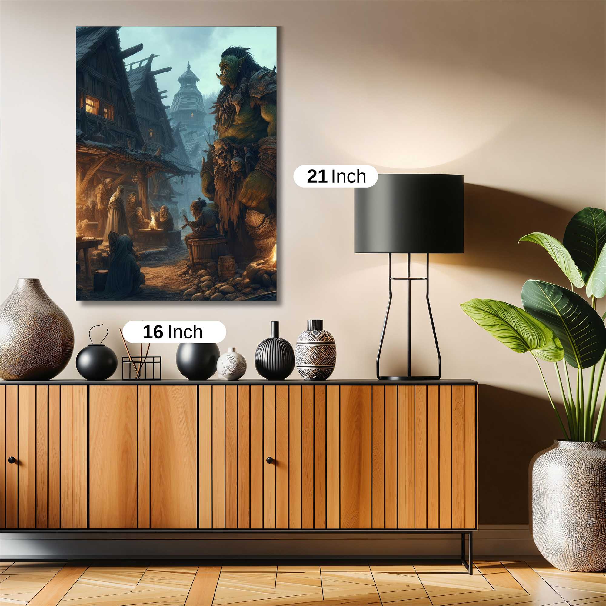 Orc Chieftain Safe Wall Magnetic / M