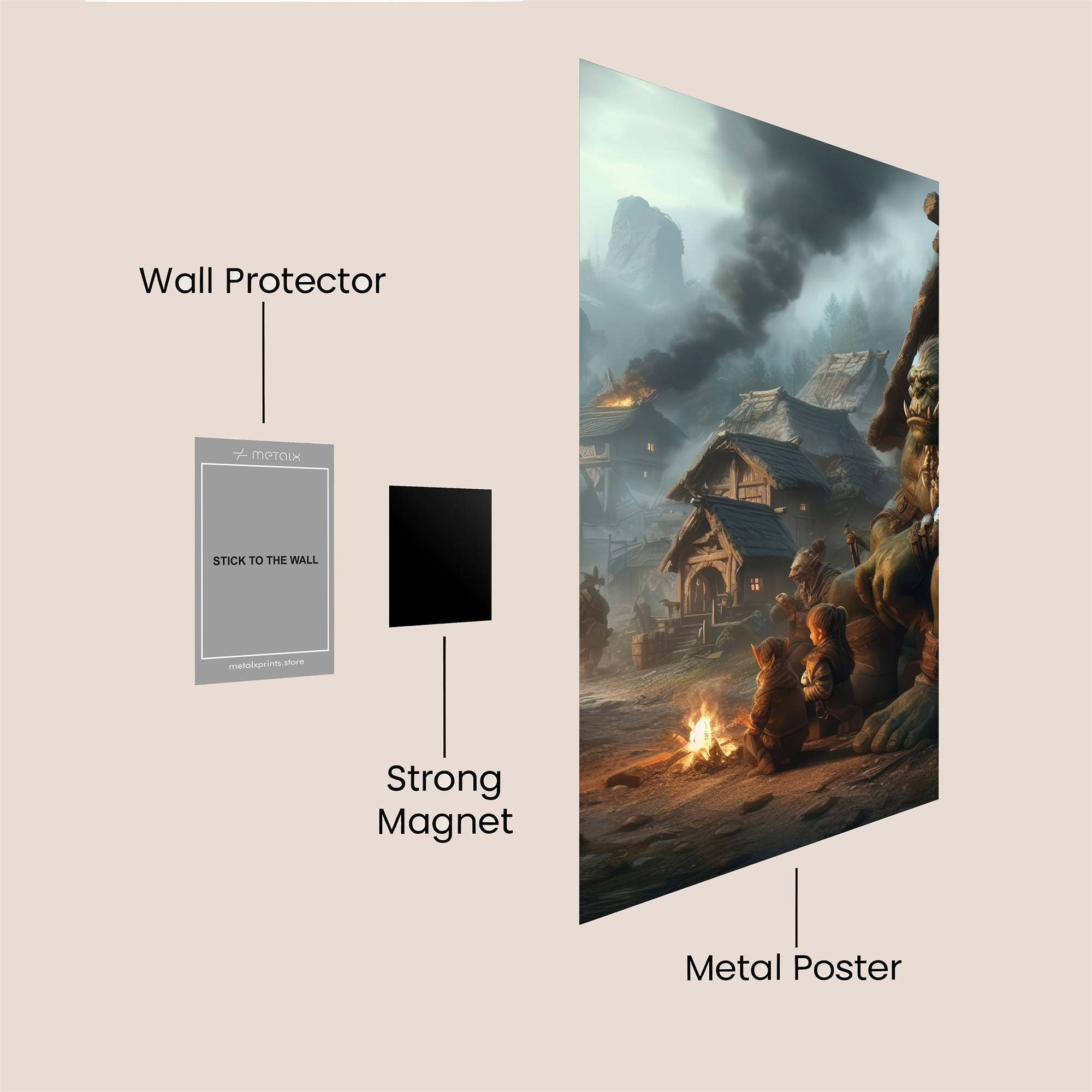 Orc Serenity Safe Wall Magnetic / M