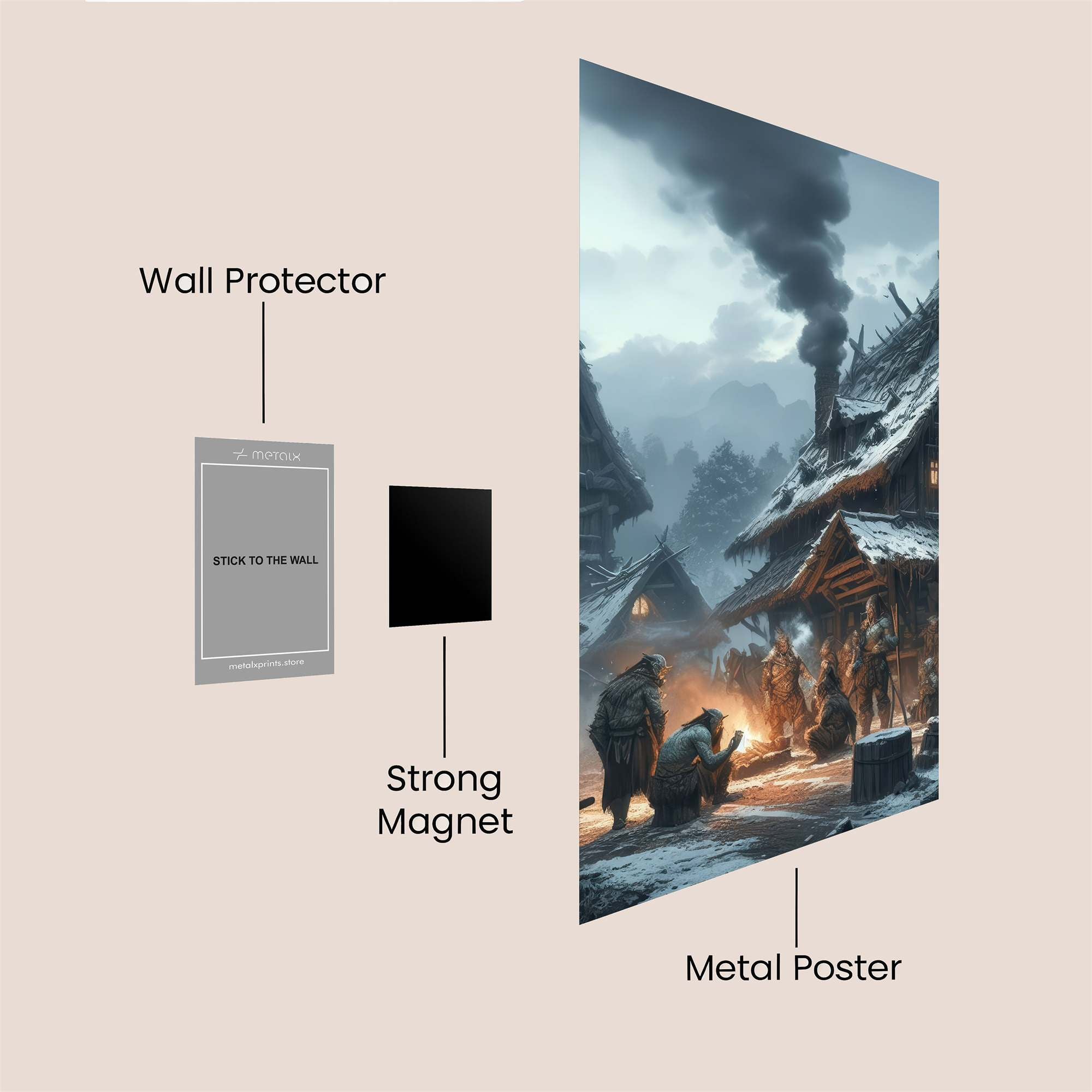 Viking Serenity Safe Wall Magnetic / M