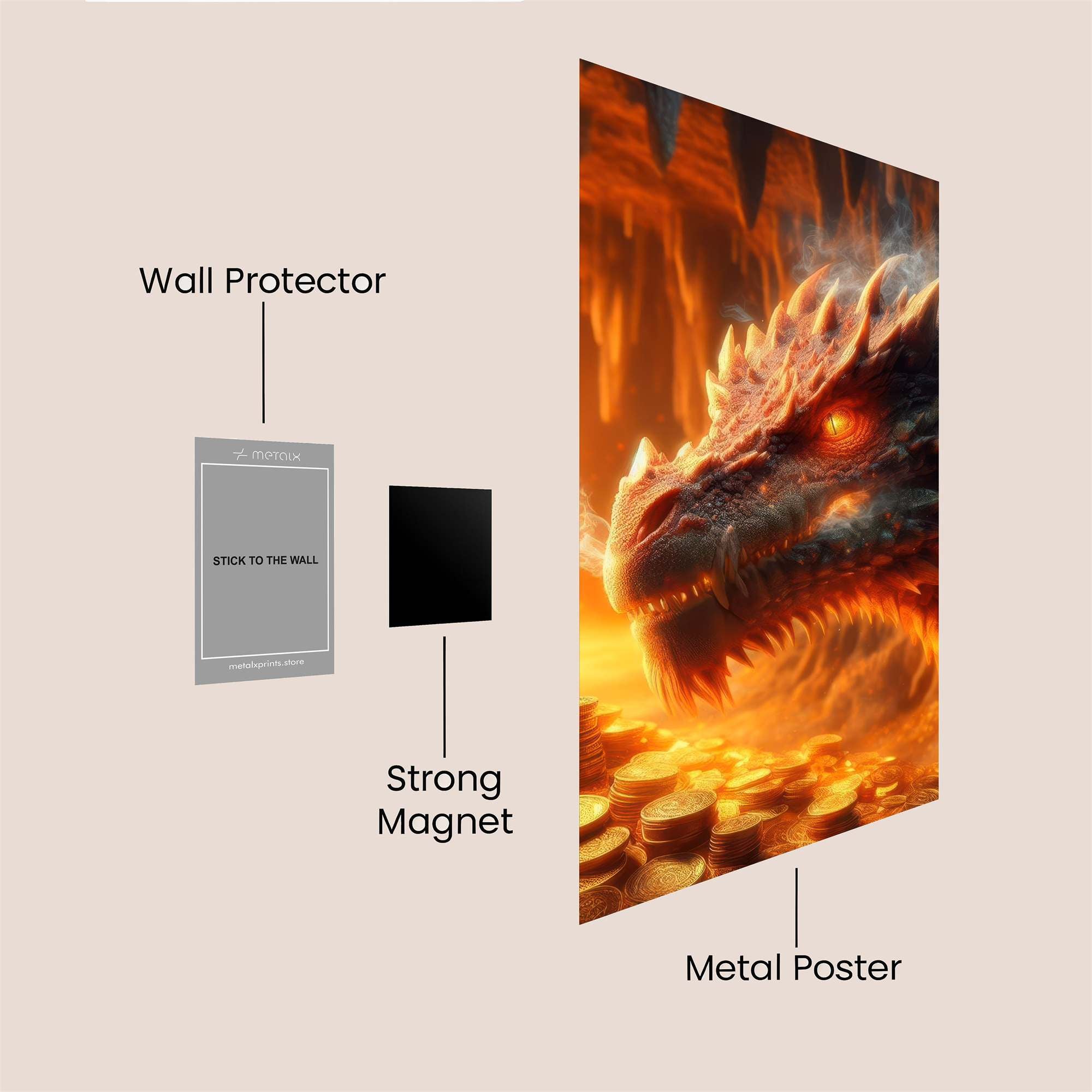 Smaug Greedy Safe Wall Magnetic / M