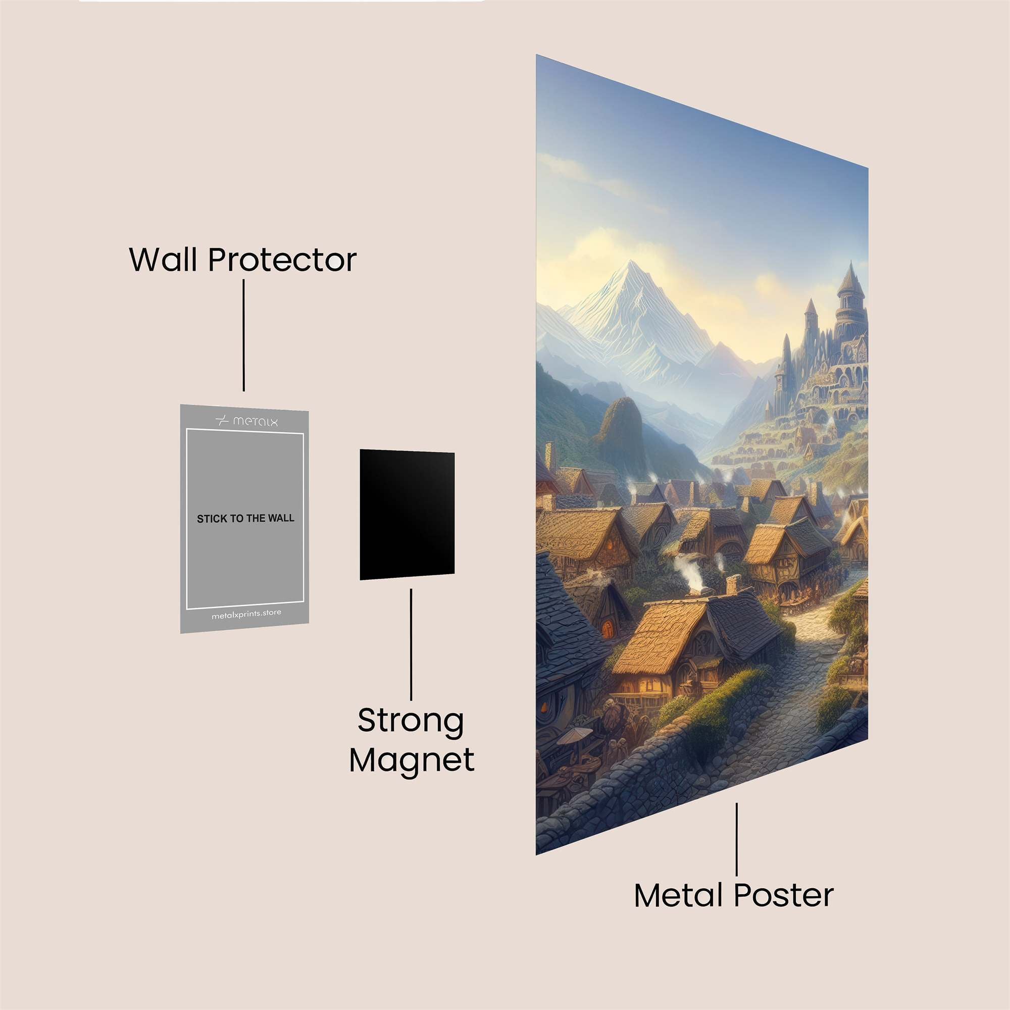 Erebor Tranquil Safe Wall Magnetic / M