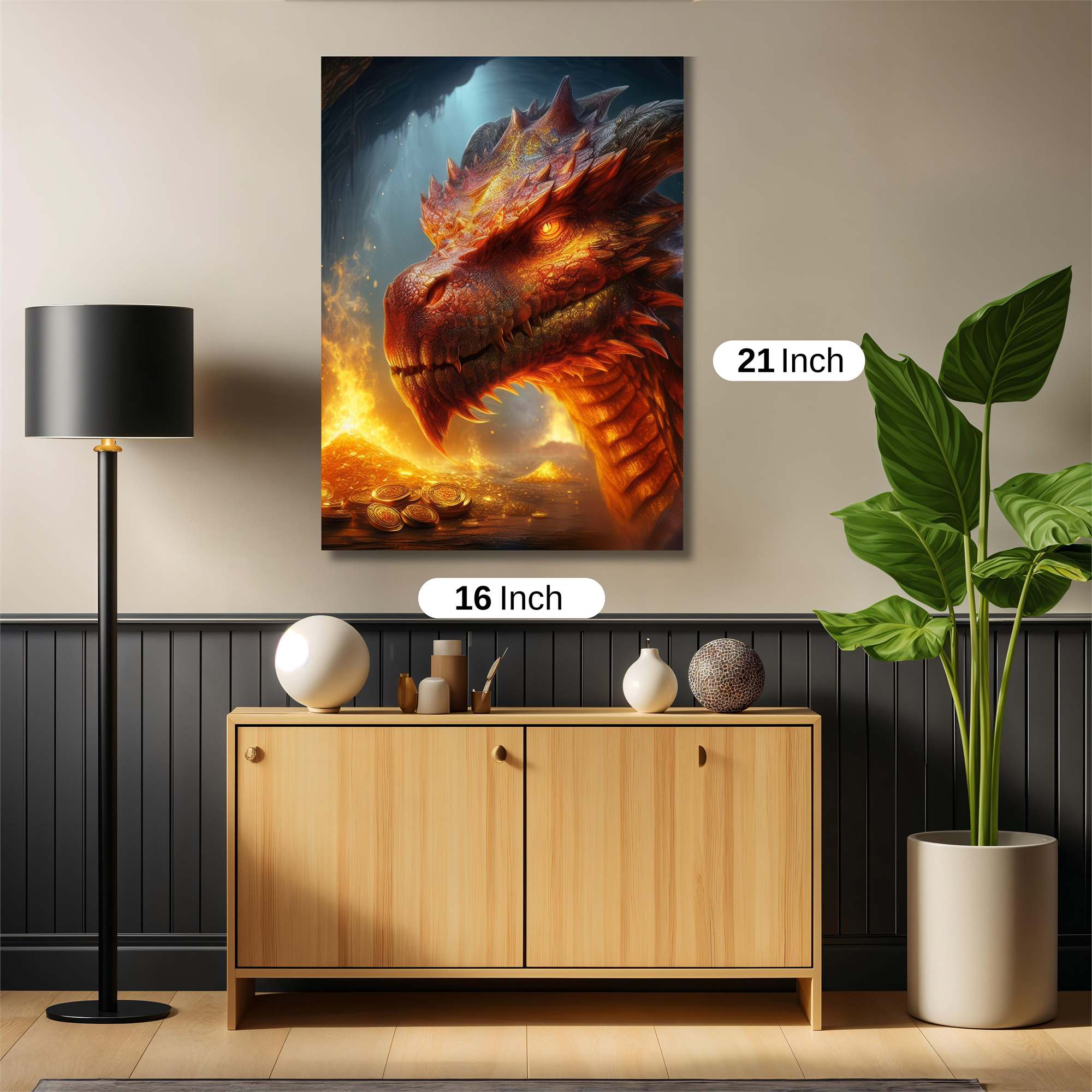 Dragon Hoard Safe Wall Magnetic / M