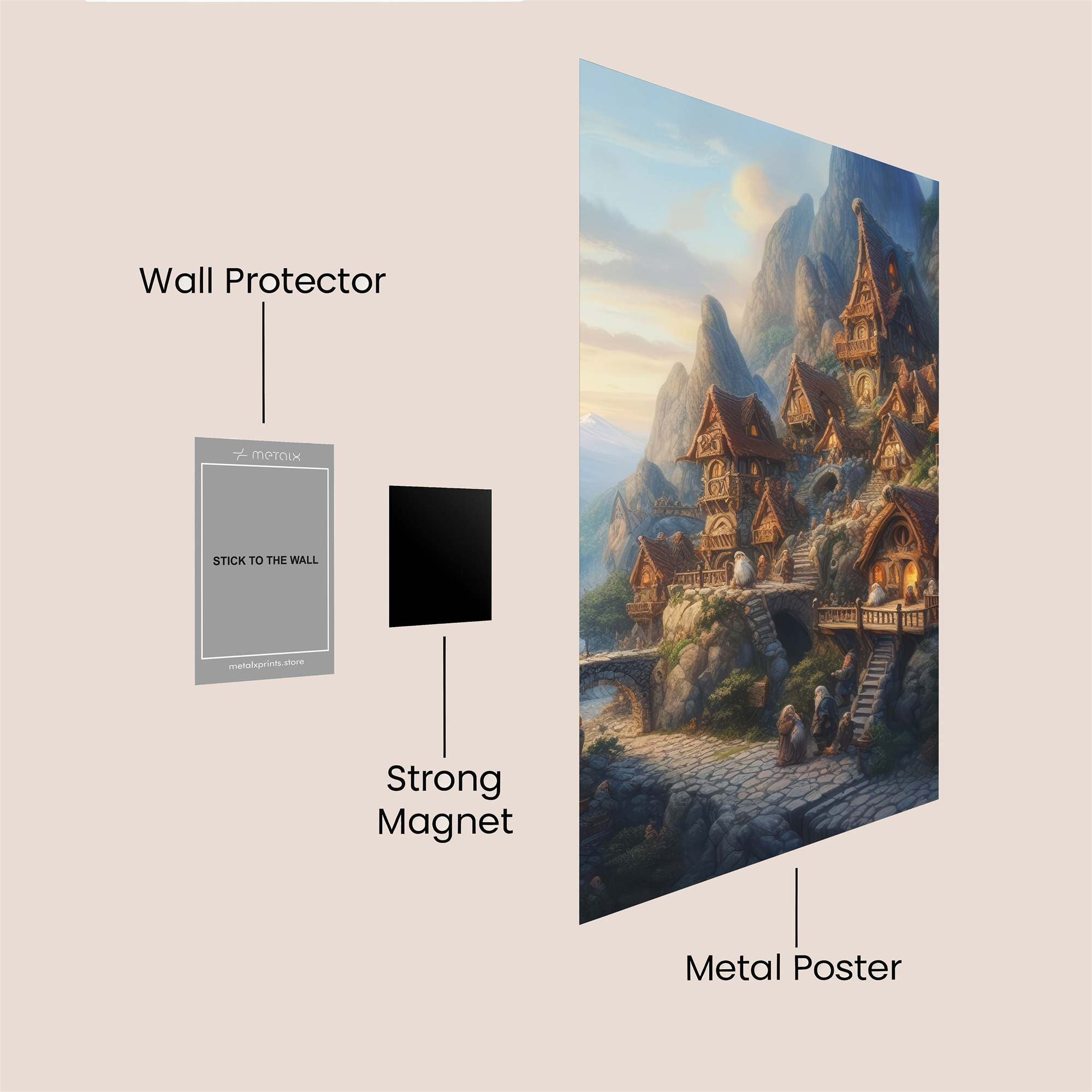 Elven Serenity Safe Wall Magnetic / M