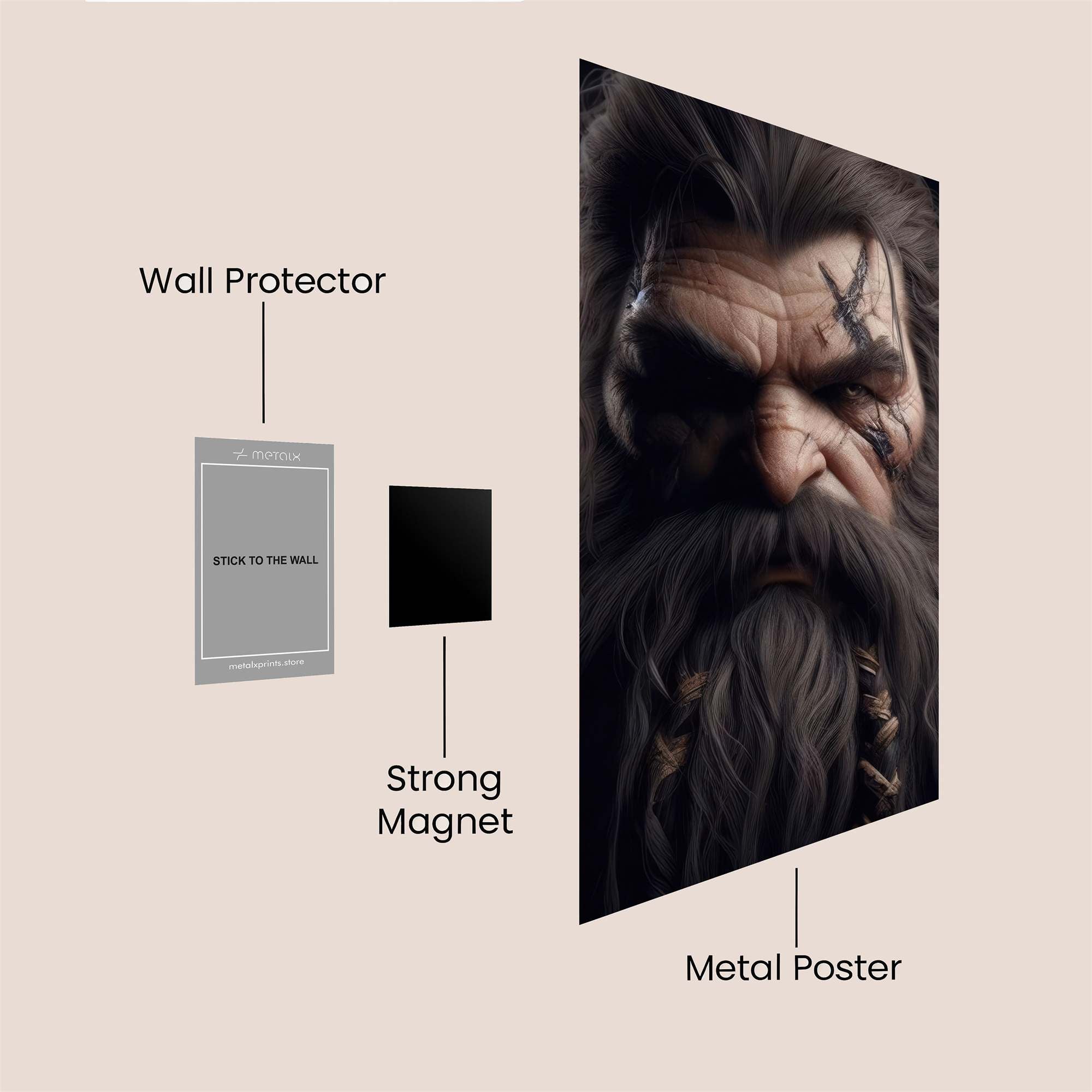 Dwarf Resolute Safe Wall Magnetic / M