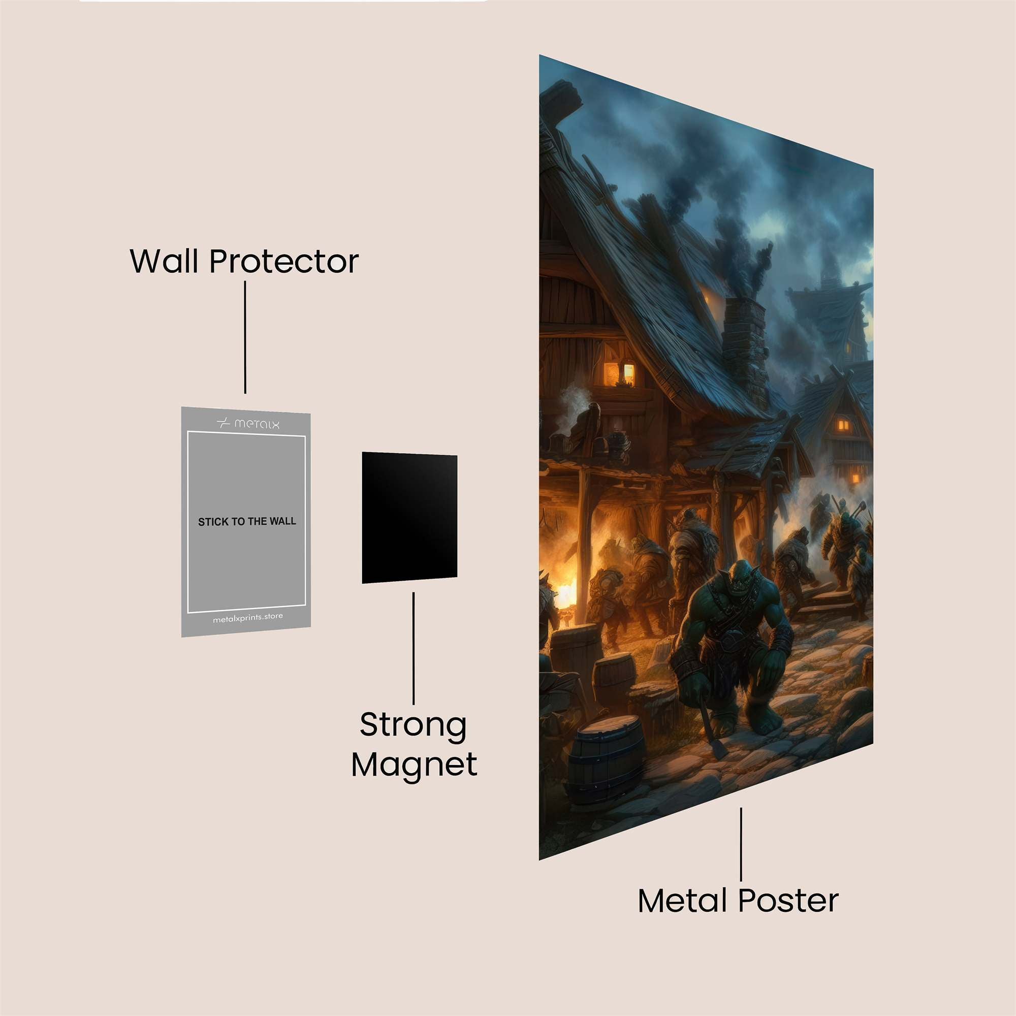 Goblin Revelry Safe Wall Magnetic / M