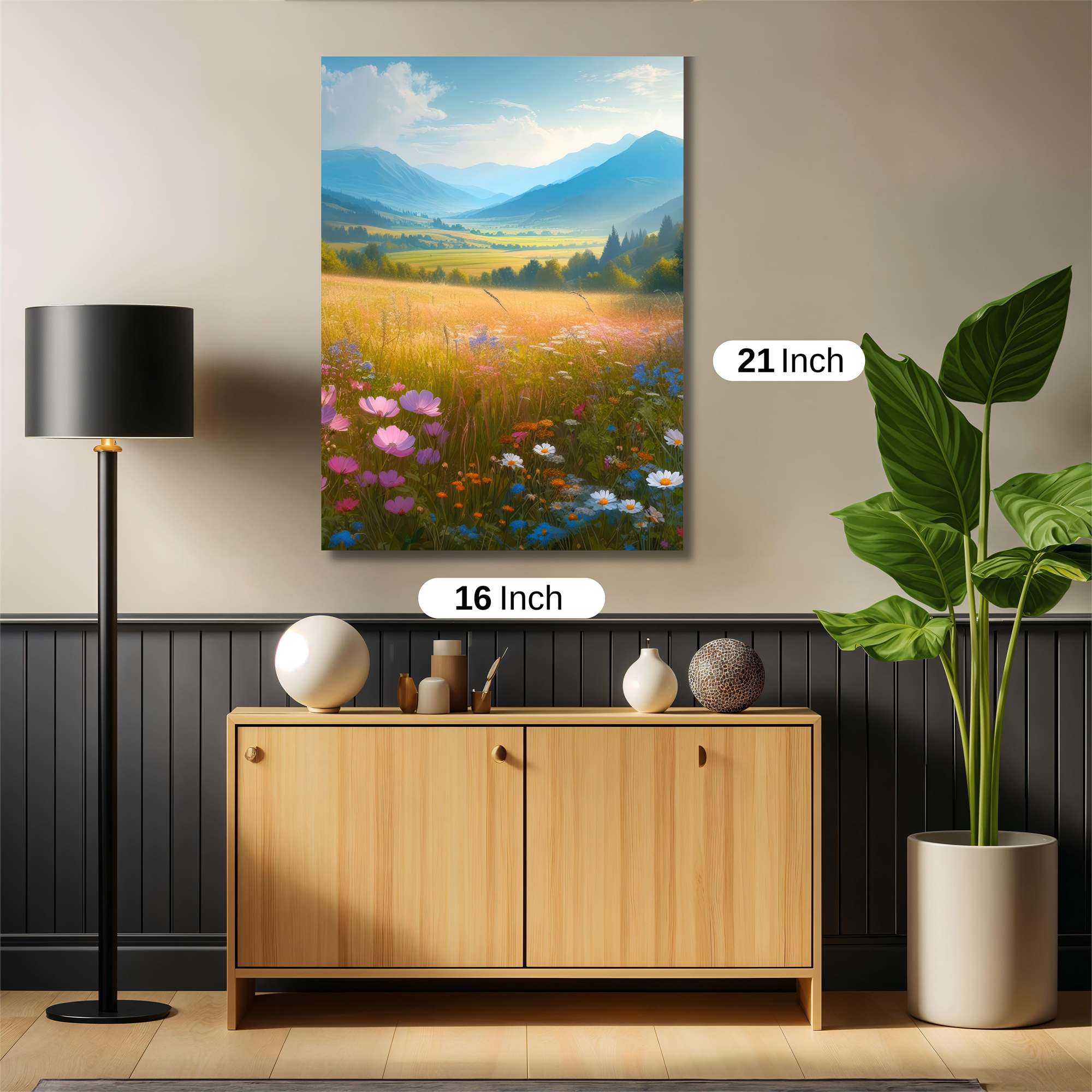 Mountain Serenity Safe Wall Magnetic / M