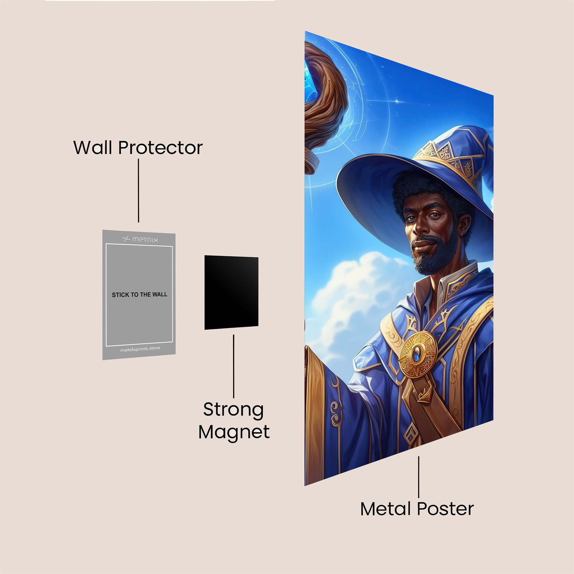 Mystic Sage Safe Wall Magnetic / M
