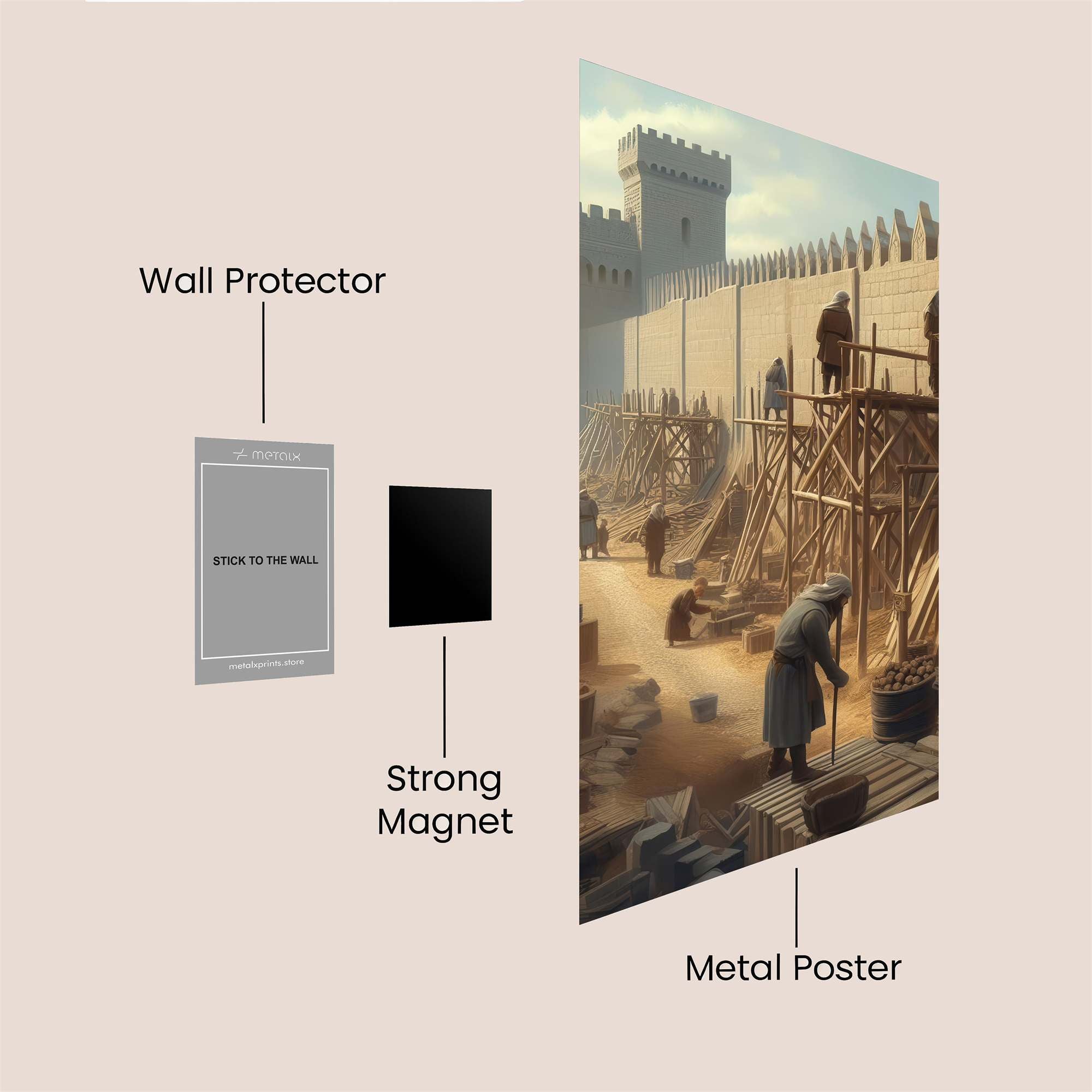 Nehemiah Rebuilds Safe Wall Magnetic / M