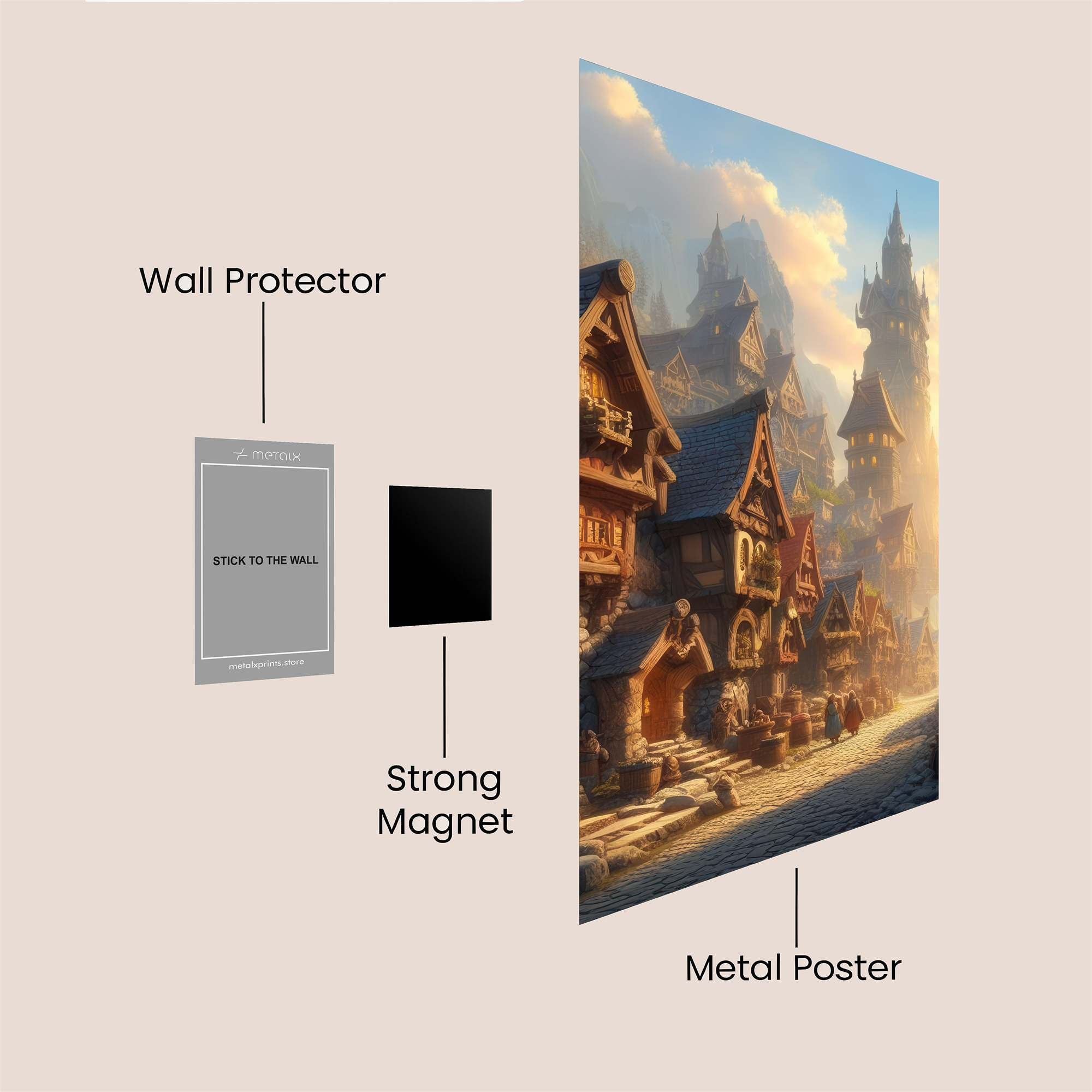 Fairytale Dawn Safe Wall Magnetic / M