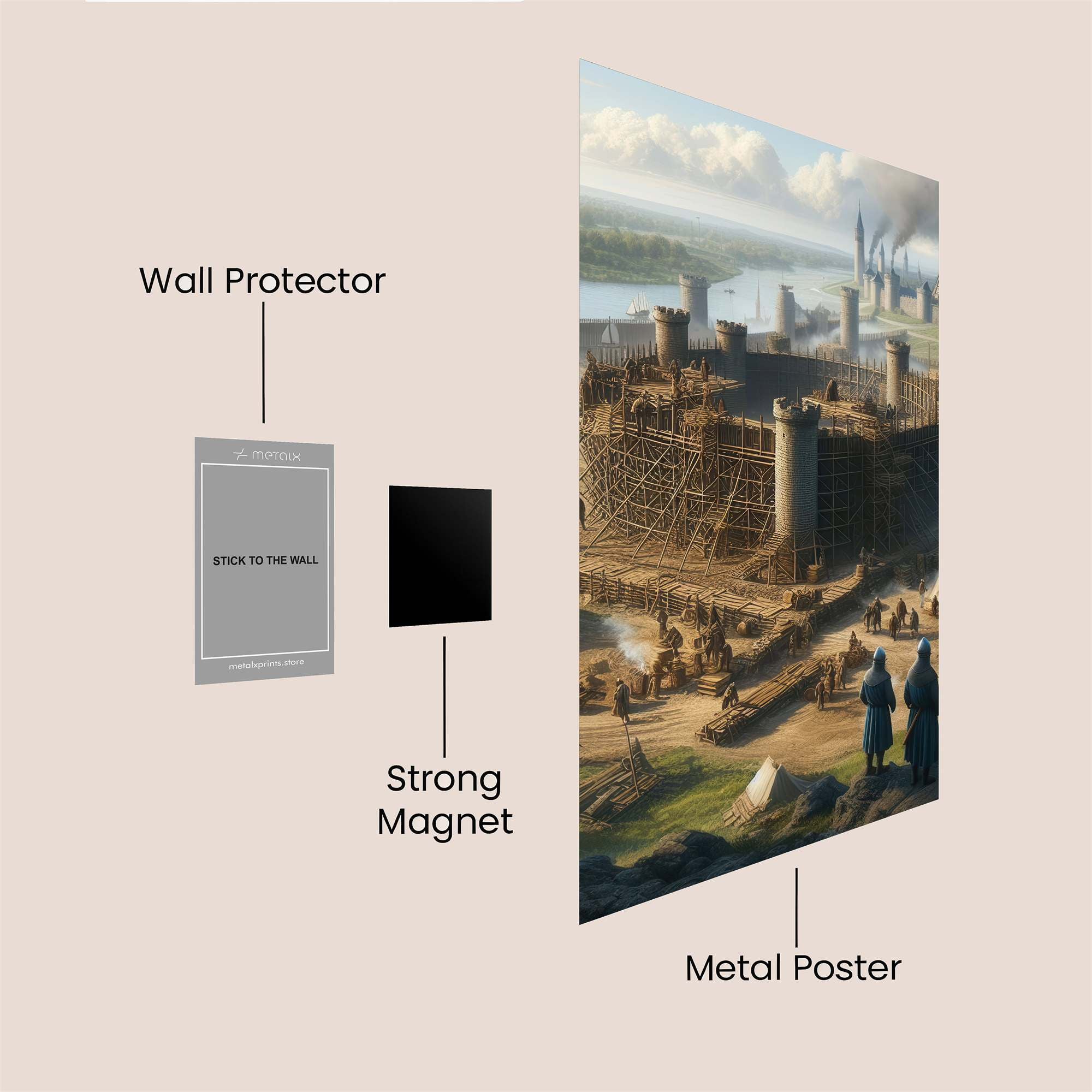 Castle Ambition Safe Wall Magnetic / M